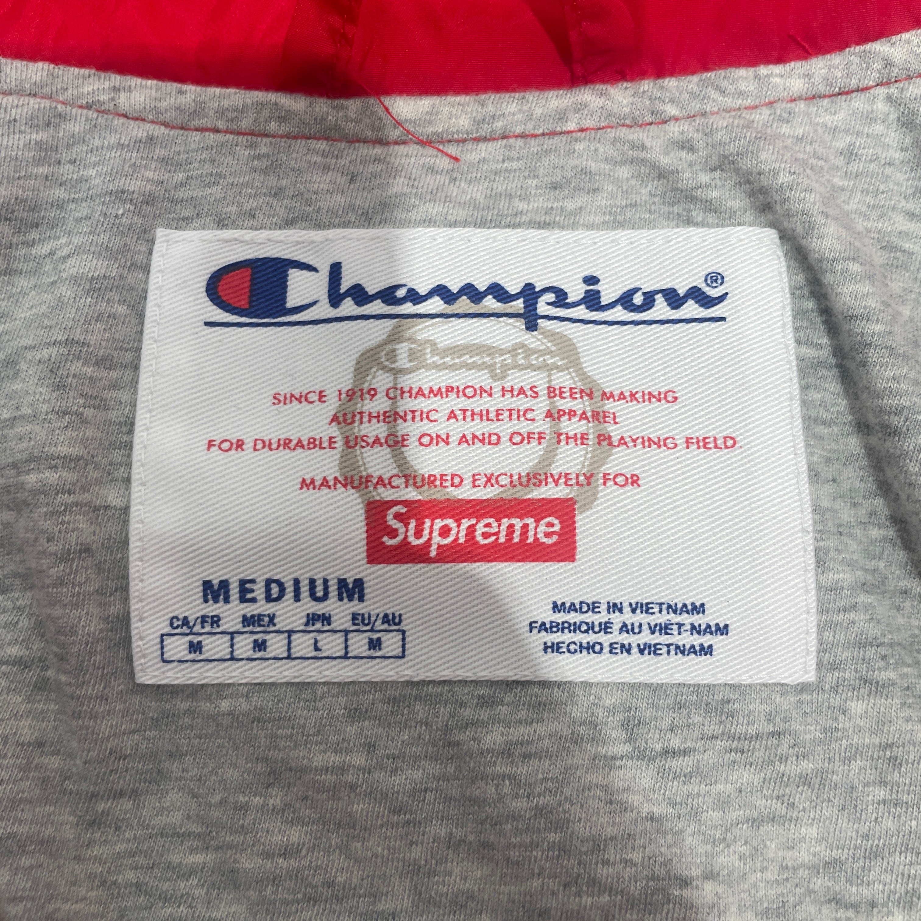 Supreme/Champion/Jacket/M/Acrylic/RED/ view 3