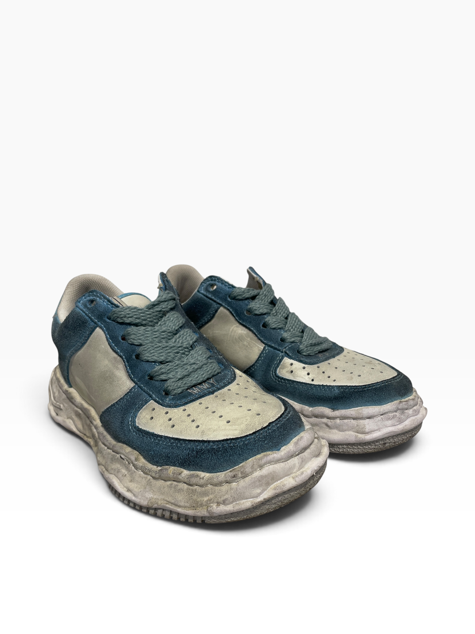 MIHARA YASUHIRO/Low-Sneakers/EU 39/Cotton/IDG/WAYNE LOW view 1
