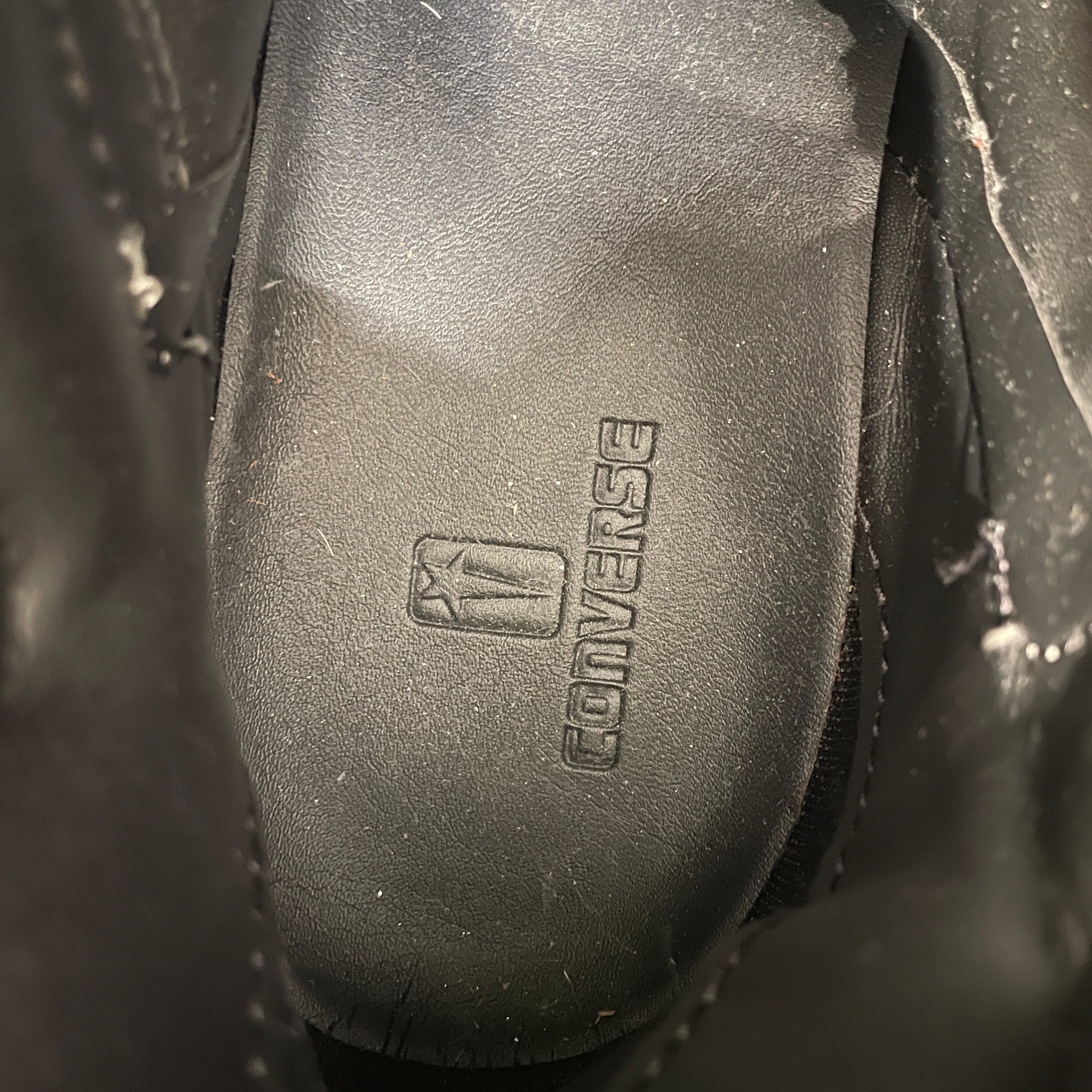 RICK OWENS DRKSHDW/CONVERSE/Hi-Sneakers/US 12/Leather/BLK/TURBOWPN HIGH BLK CRM view 6