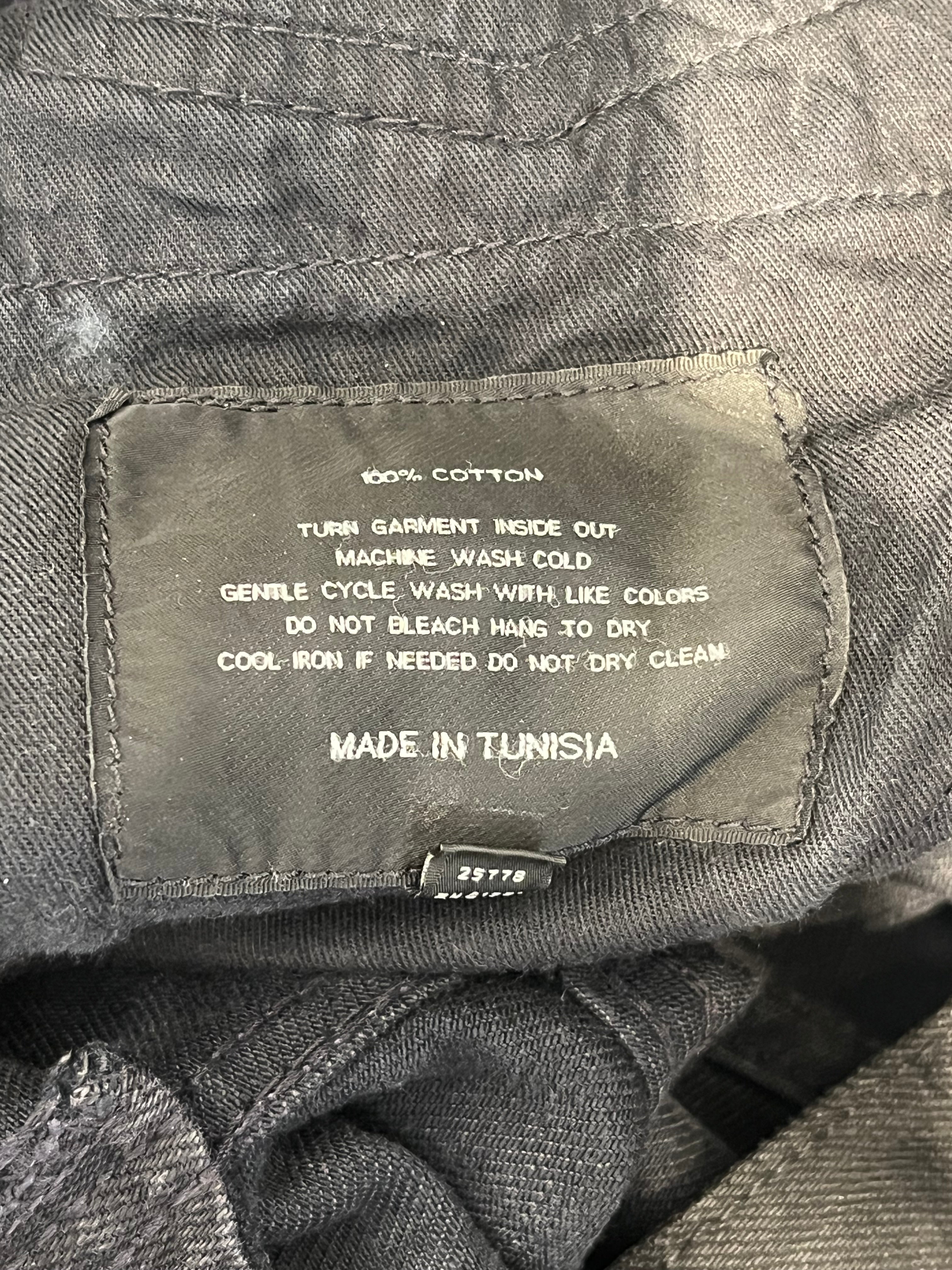 POLO RALPH LAUREN/Cargo Pants/31/Cotton/BLK/waxed denim view 4