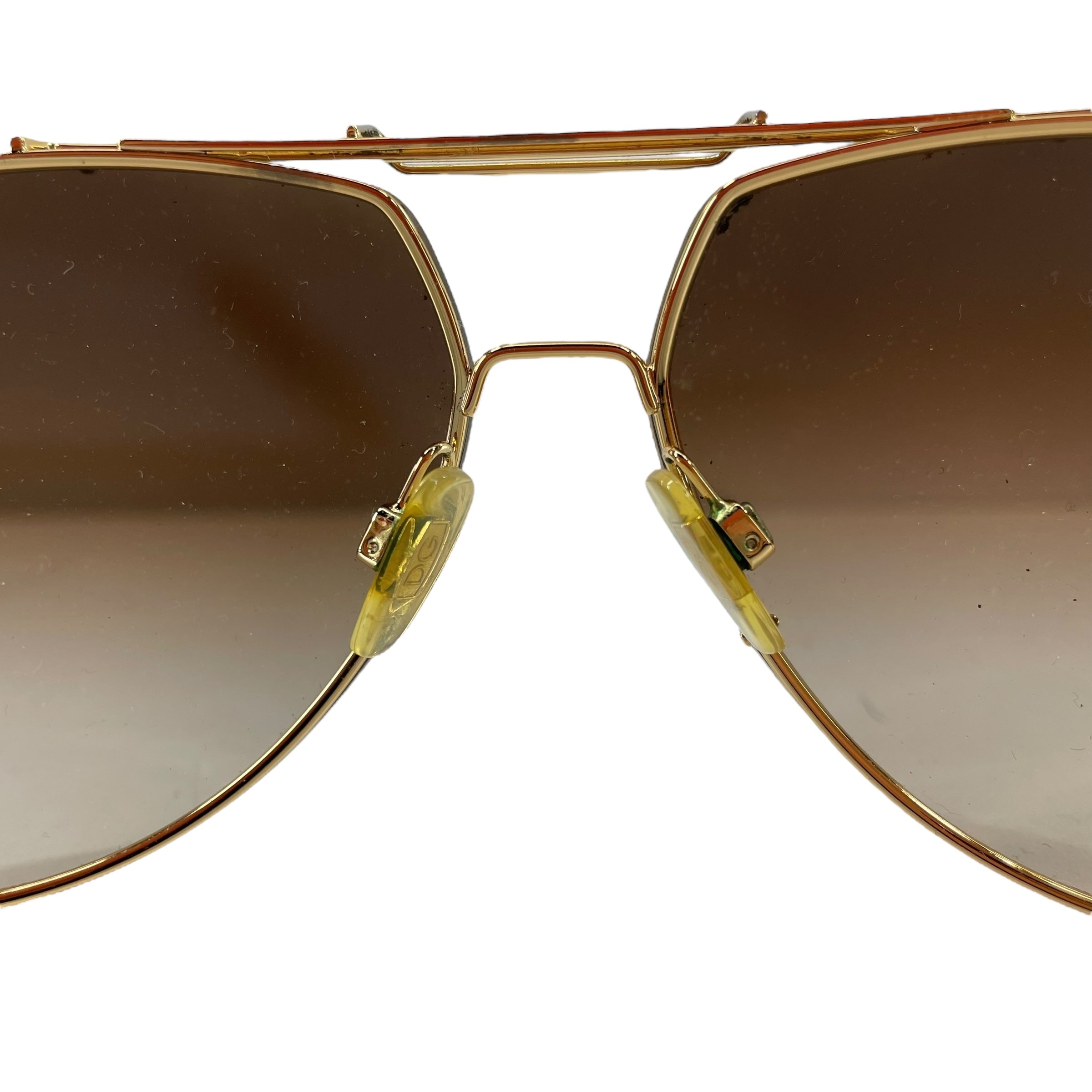 DOLCE&GABBANA/Sunglasses/Metal/GLD/Teardrop/BRN LENSES TORTOISE SHELL ARMS view 10