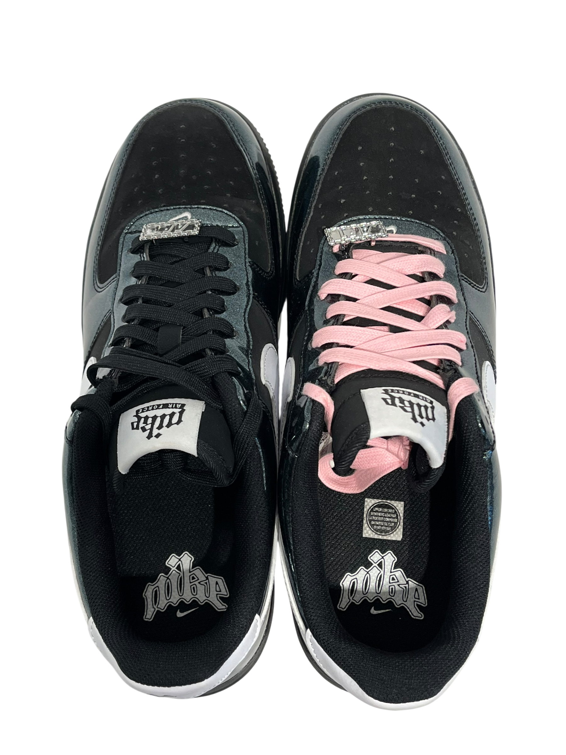 NIKE/Low-Sneakers/US 10/Glitter/BLK/AF1 view 3
