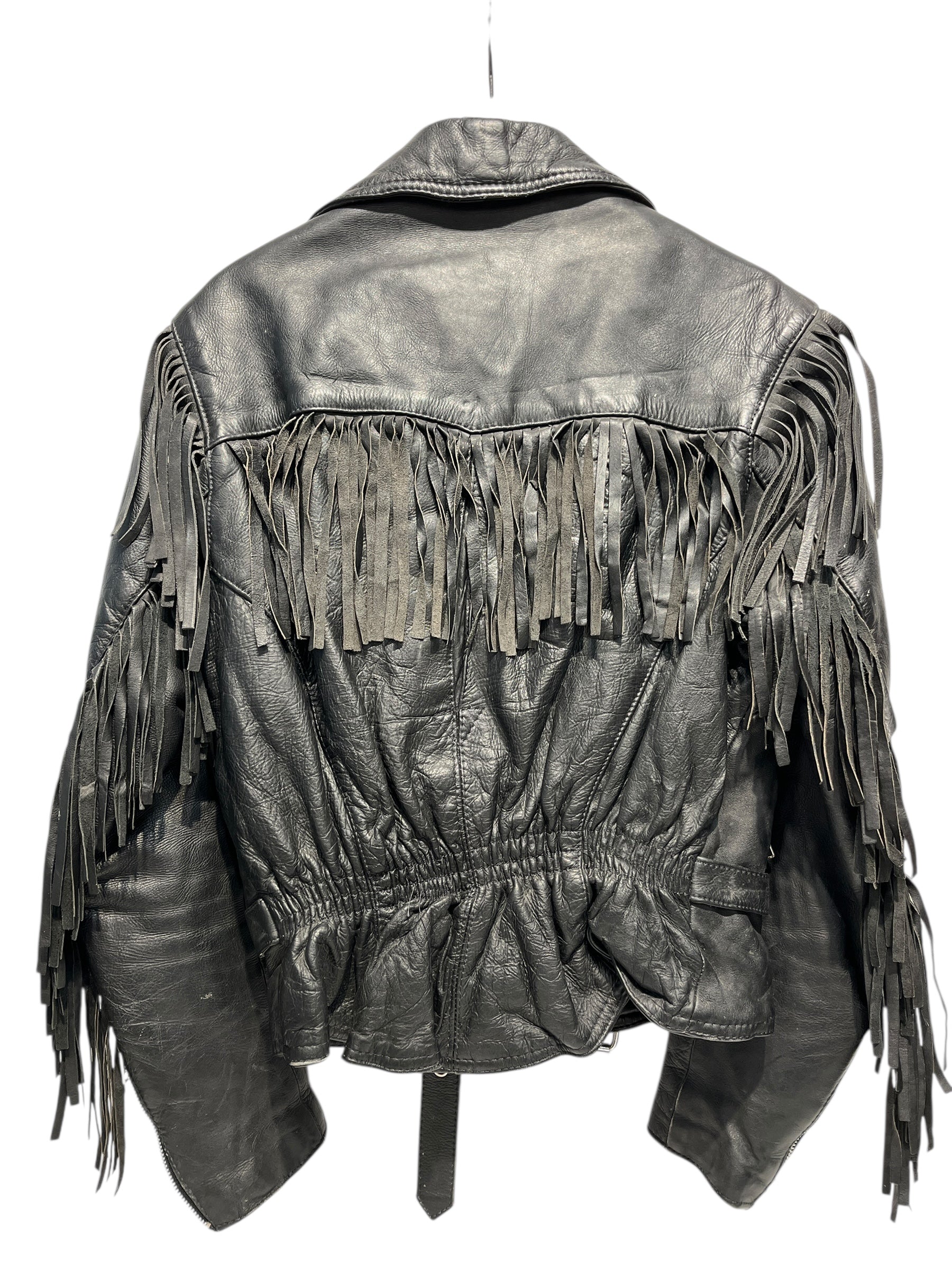 Genuine Leather/Leather Jkt/14/Leather/BLK/ view 2