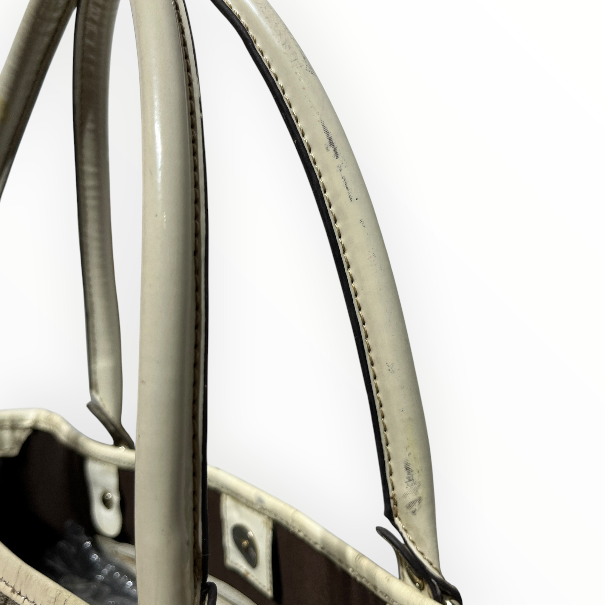 GUCCI/Tote Bag/Monogram/Leather/BEG/gg supreme joy tote view 12