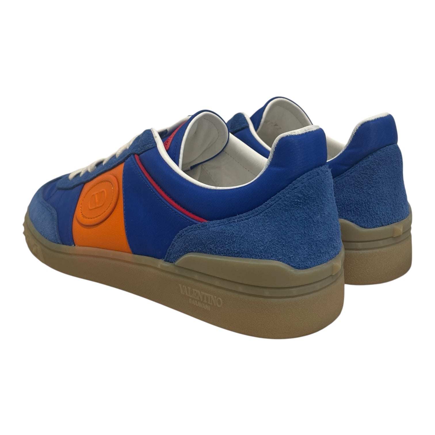 VALENTINO GARAVANI/Low-Sneakers/EU 42/Leather/BLU/Upvillage Blue/Orange view 2