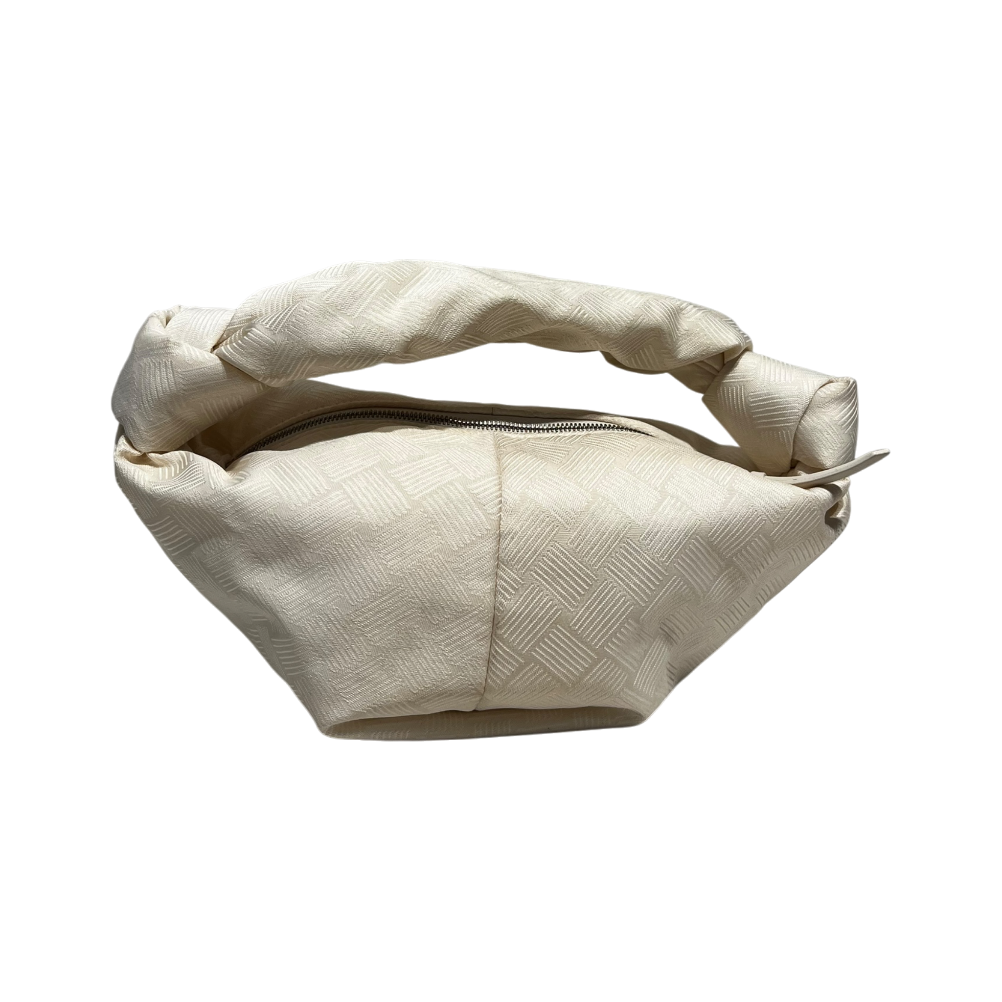 BOTTEGA VENETA/Clutch Bag/Nylon/WHT/BV handbag view 2