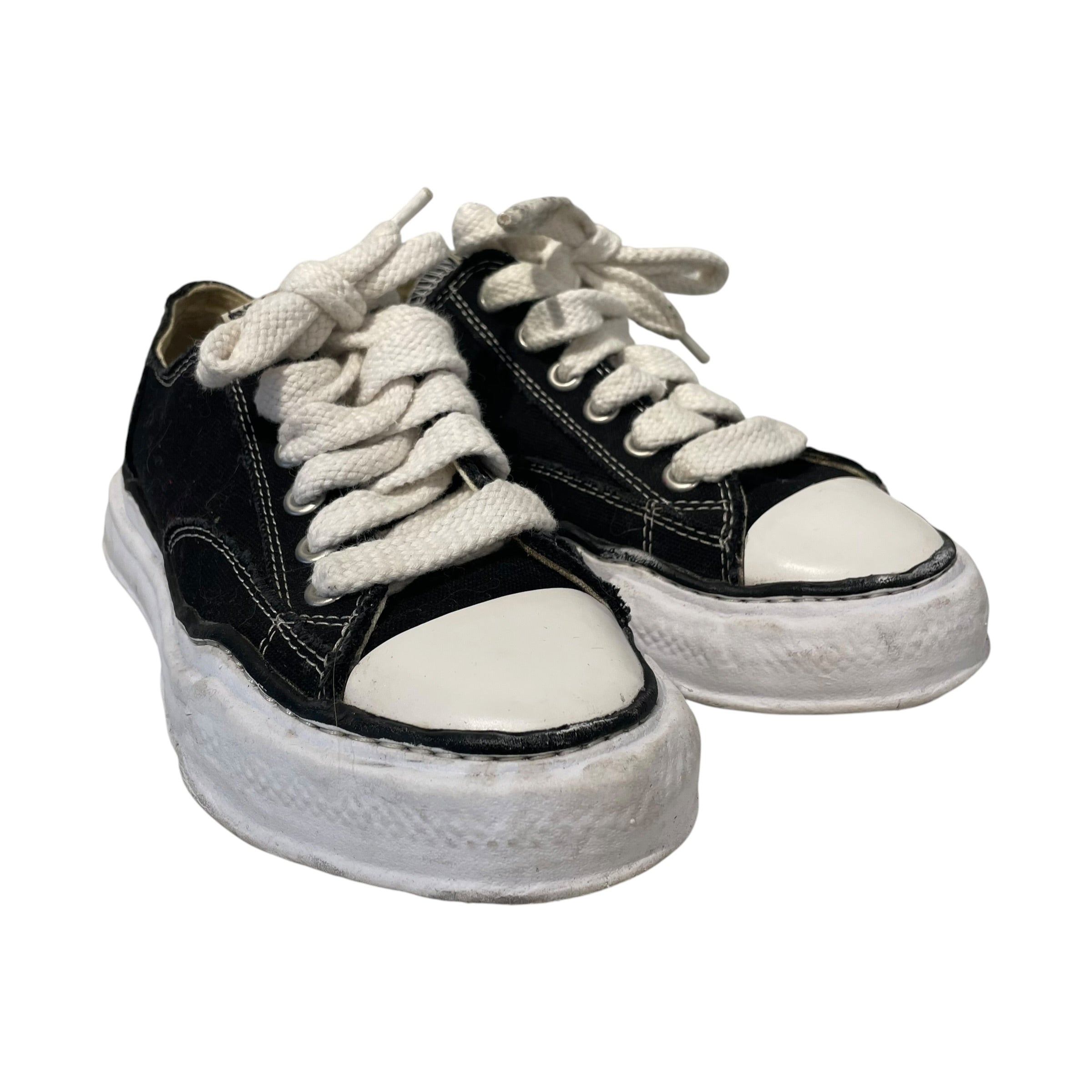 MIHARA YASUHIRO/Low-Sneakers/EU 38/Denim/BLK/ view 1