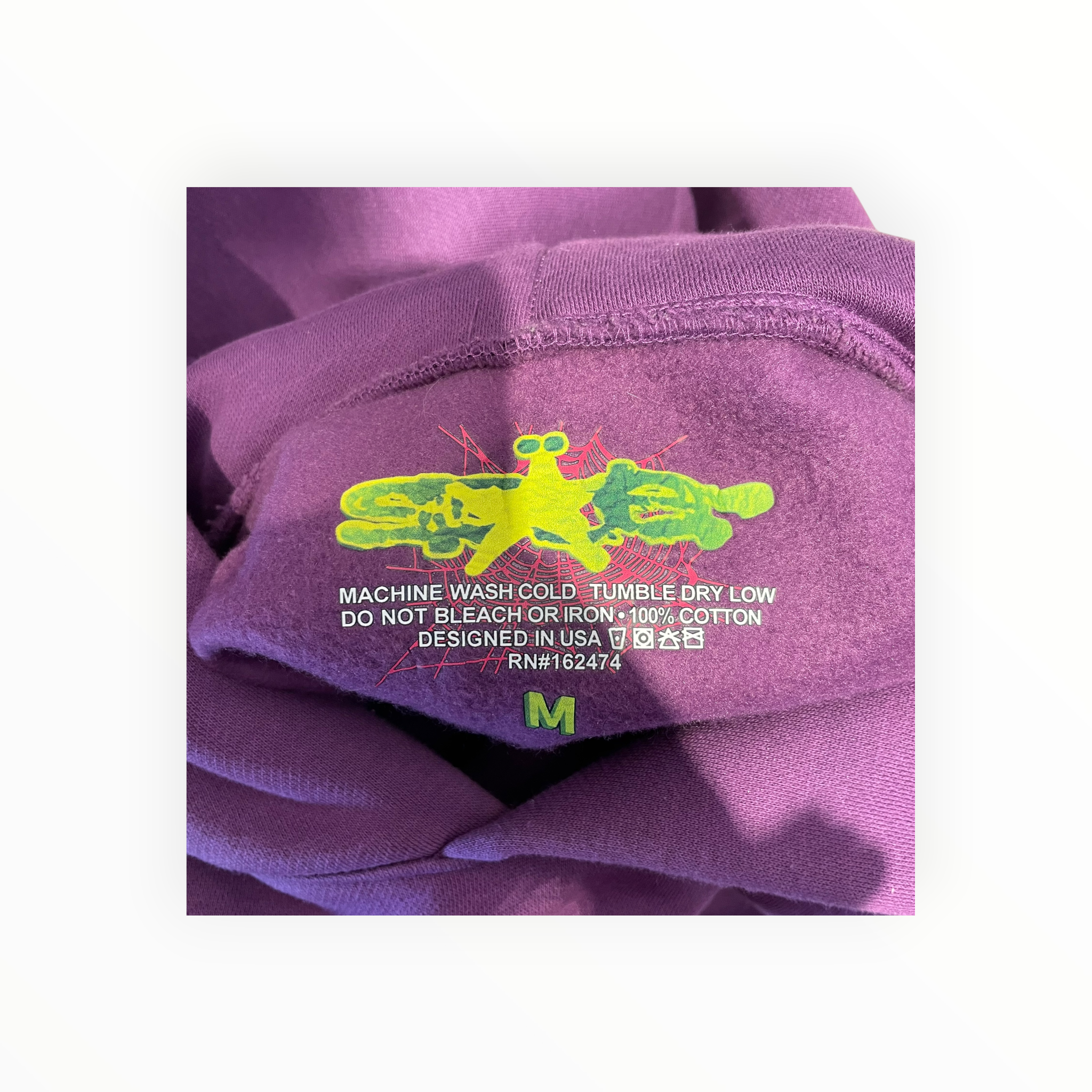 Sp5der/Hoodie/M/Cotton/PPL/Sp5der  Web hoodie view 3