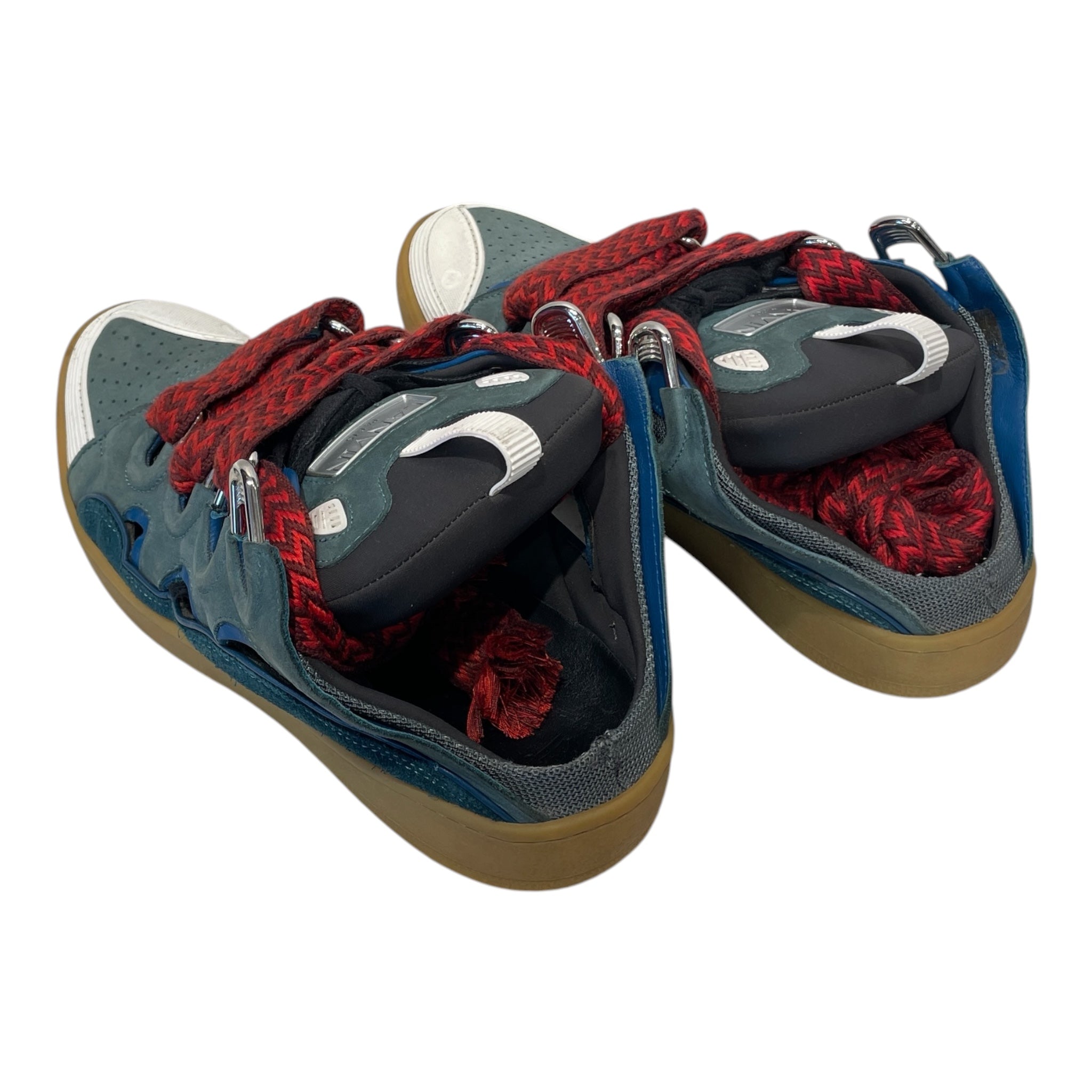 LANVIN/Low-Sneakers/EU 44/Leather/BLU/ANTHRACITE MULES view 2