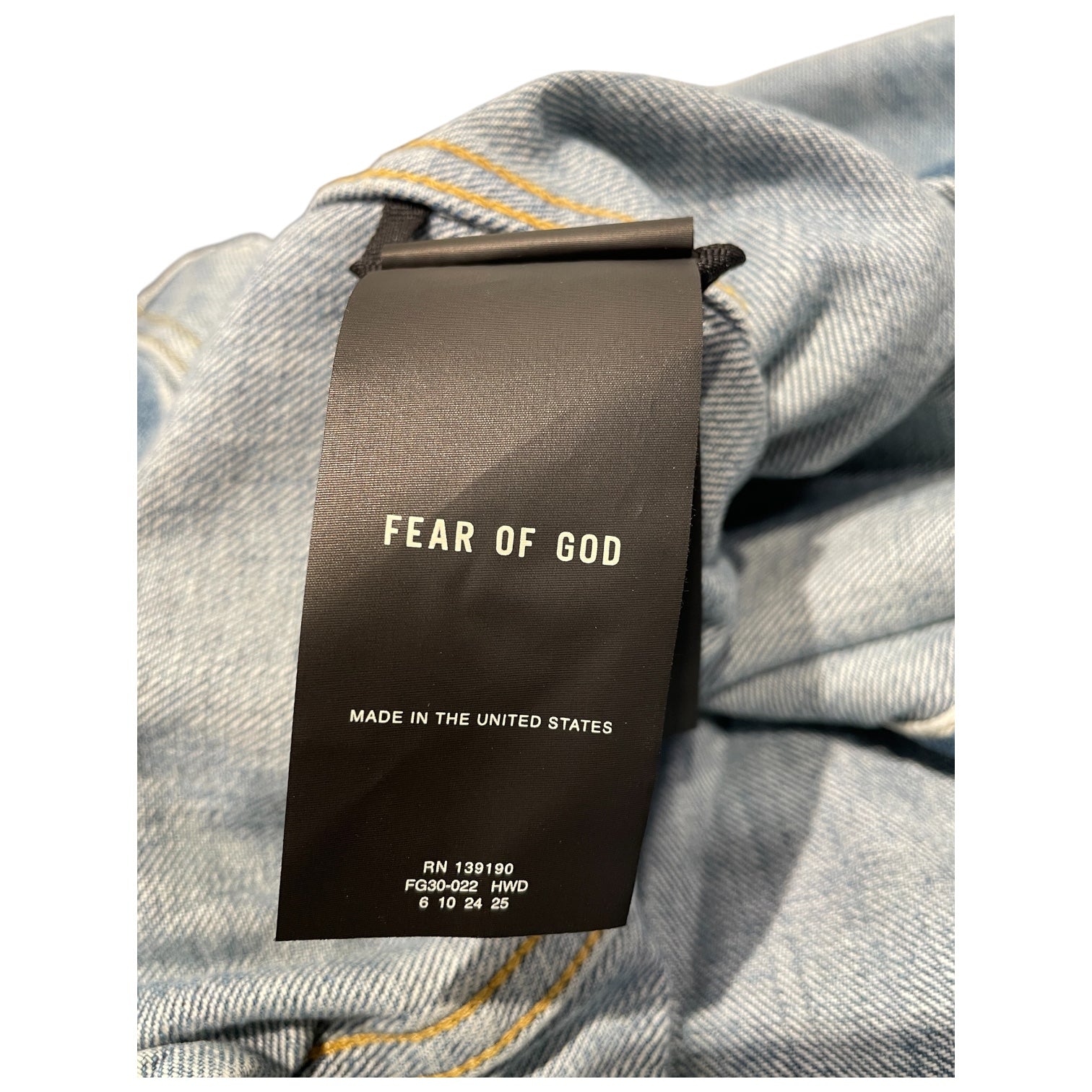FEAR OF GOD/Denim Jkt/M/Denim/IDG/ view 4