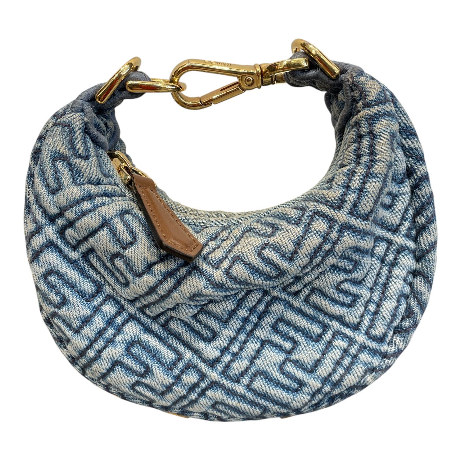 FENDI/Clutch Bag/Monogram/Denim/NVY/FENDI BLUE DENIM view 2