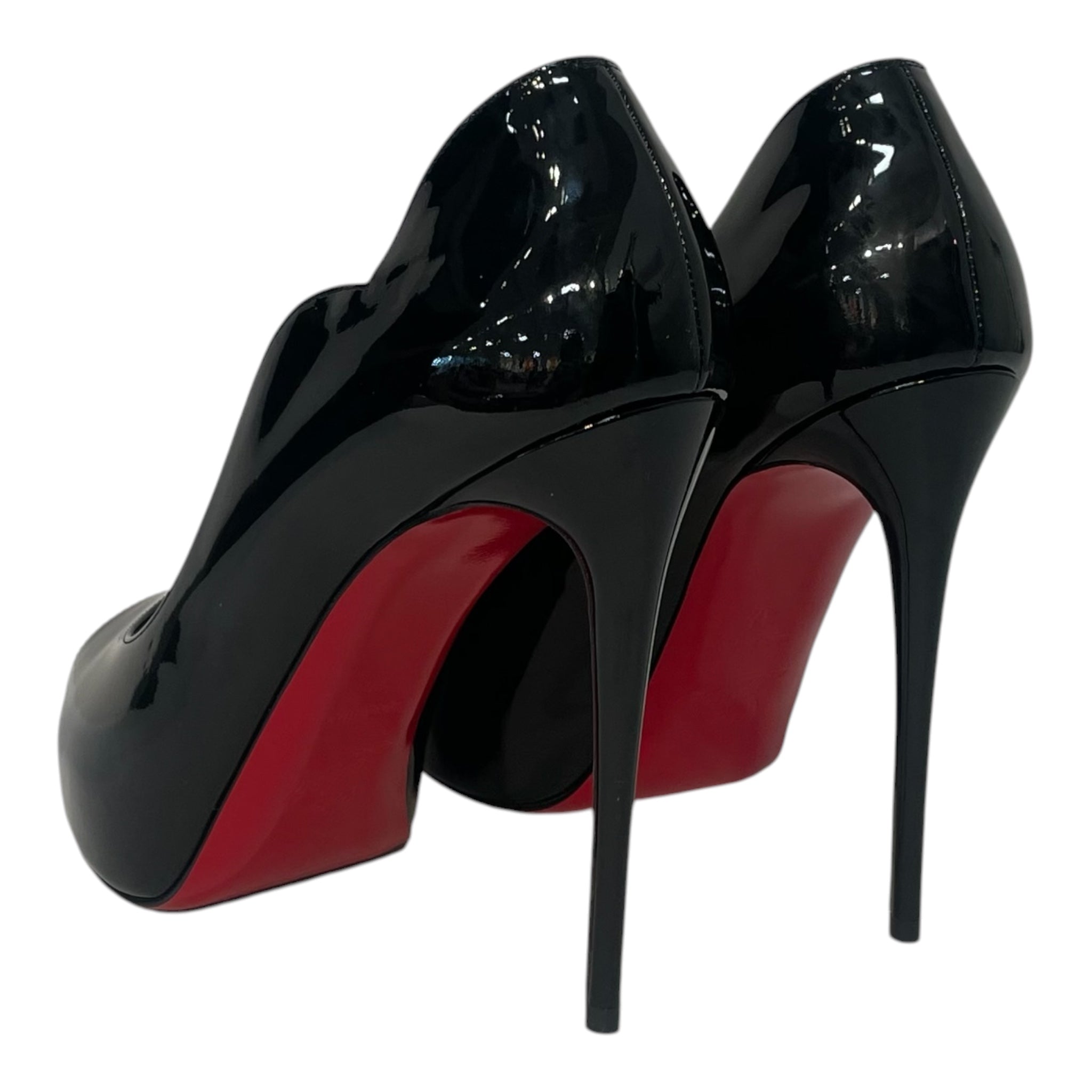 Christian Louboutin/Heels/EU 37/Leather/BLK/Hot Chick Alta view 2