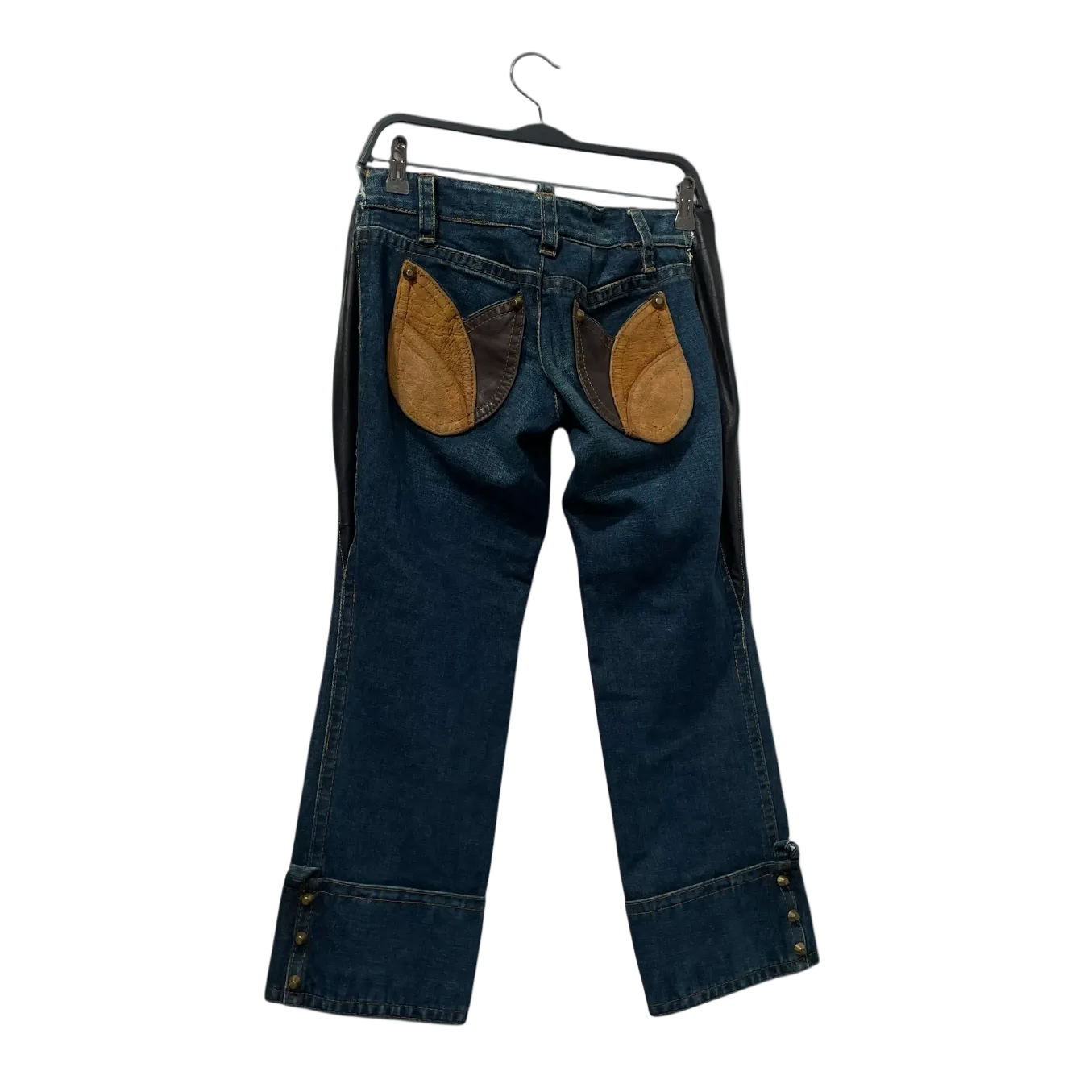DSQUARED2/Bottoms/38/Cotton/Blue/KNEE PAD view 2