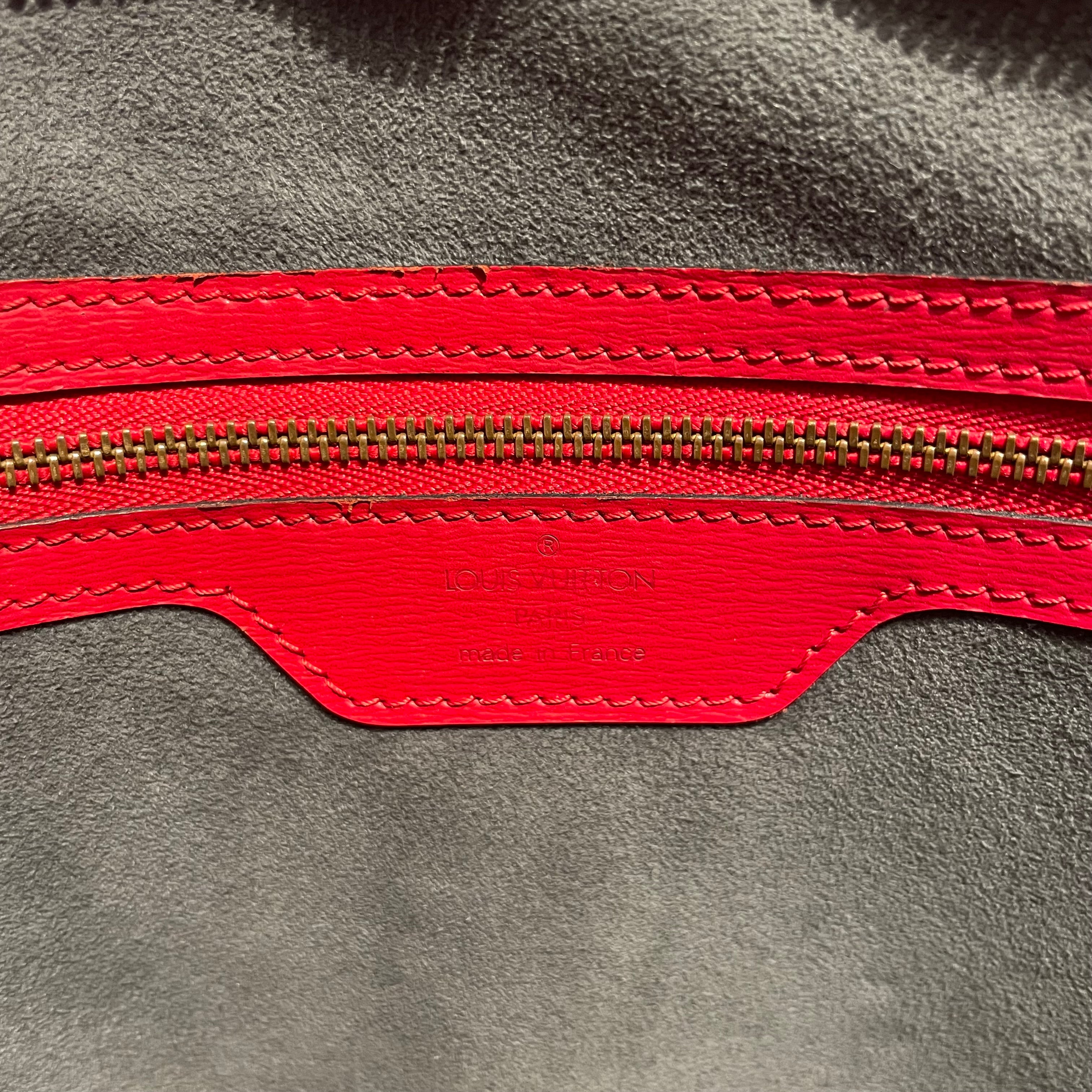 LOUIS VUITTON/Tote Bag/Leather/RED/EPI LEATHER SAINT JACQUES GM view 5