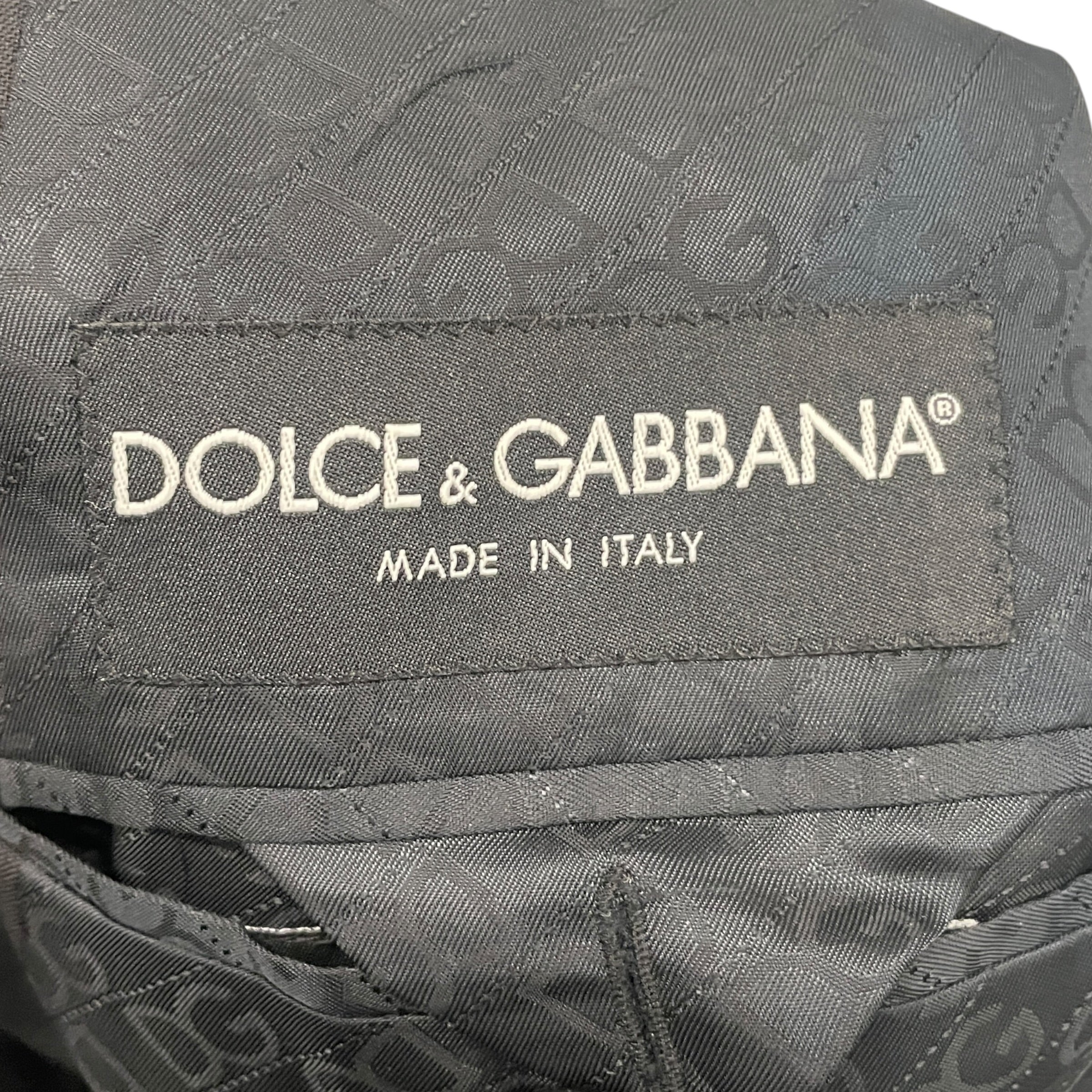 DOLCE&GABBANA/Tailored Jkt/Wool/BLK/ view 3