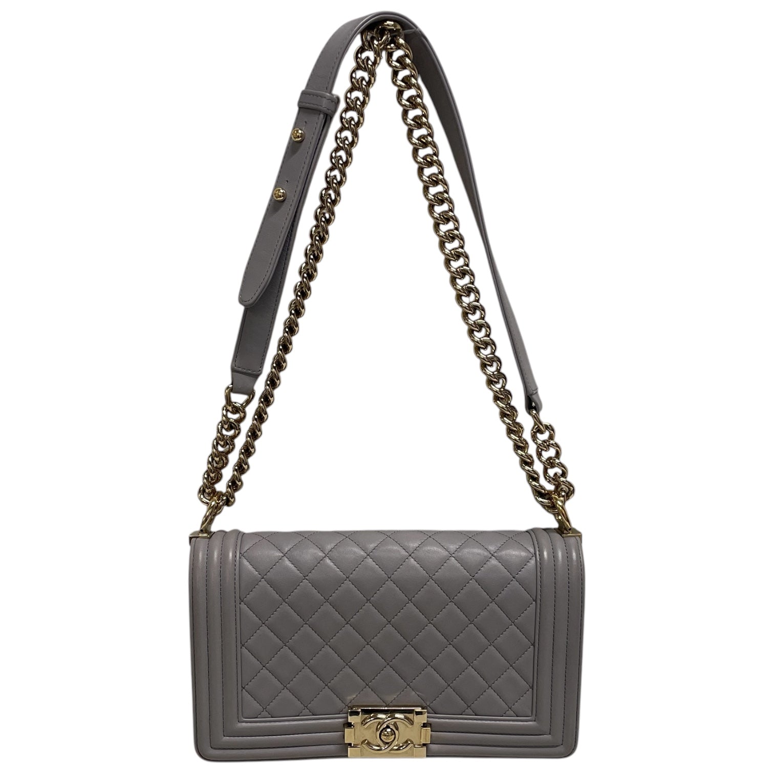 CHANEL/Bag/Lambskin/GRY/4VJKJ9B view 1