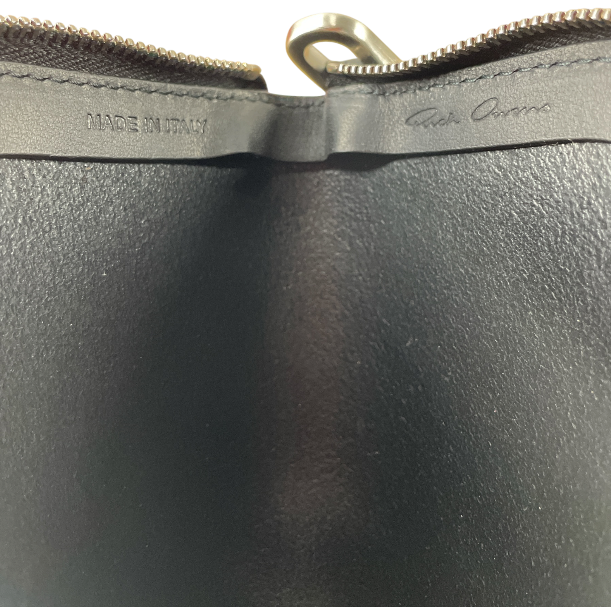 Rick Owens/Pouch/Leather/BLK/'CUNT' view 5