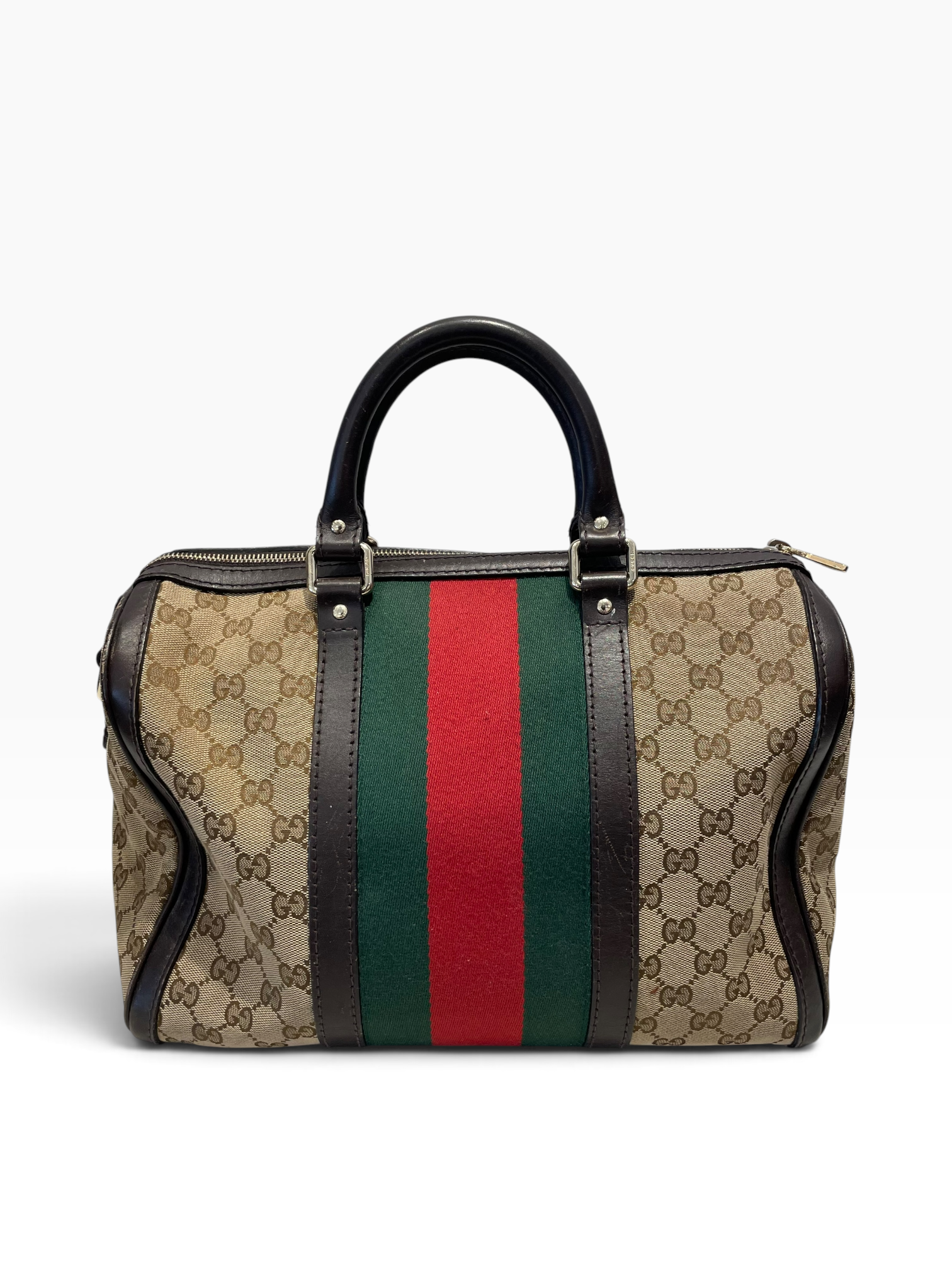 GUCCI/Hand Bag/Monogram/Cotton/BRW/Gucci GG Canvas view 2