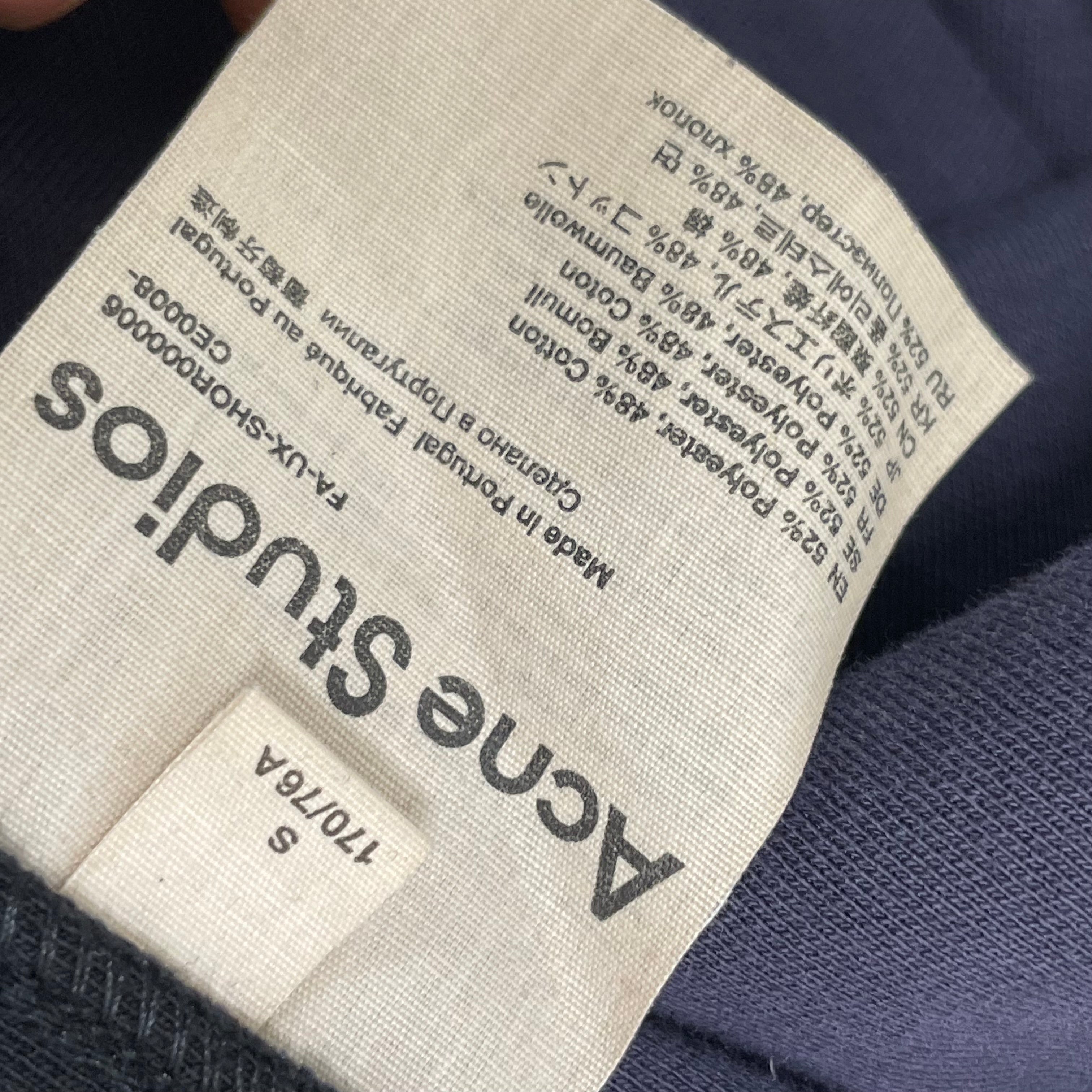 Acne Studios/Shorts/S/Polyester/NVY/ view 4