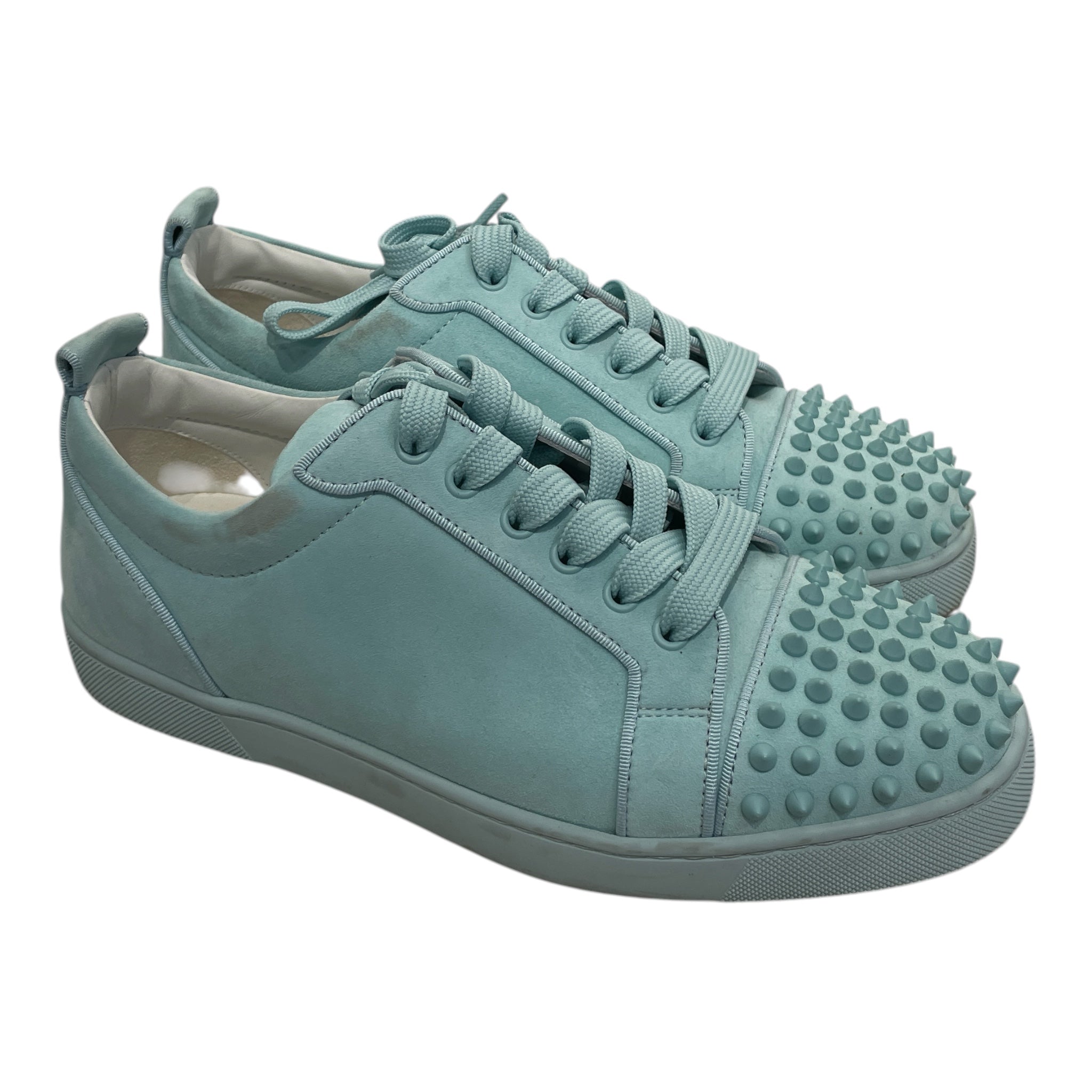 Christian Louboutin/Low-Sneakers/EU 41/Suede/BLU/LOUIS JUNIOR SPIKES view 1