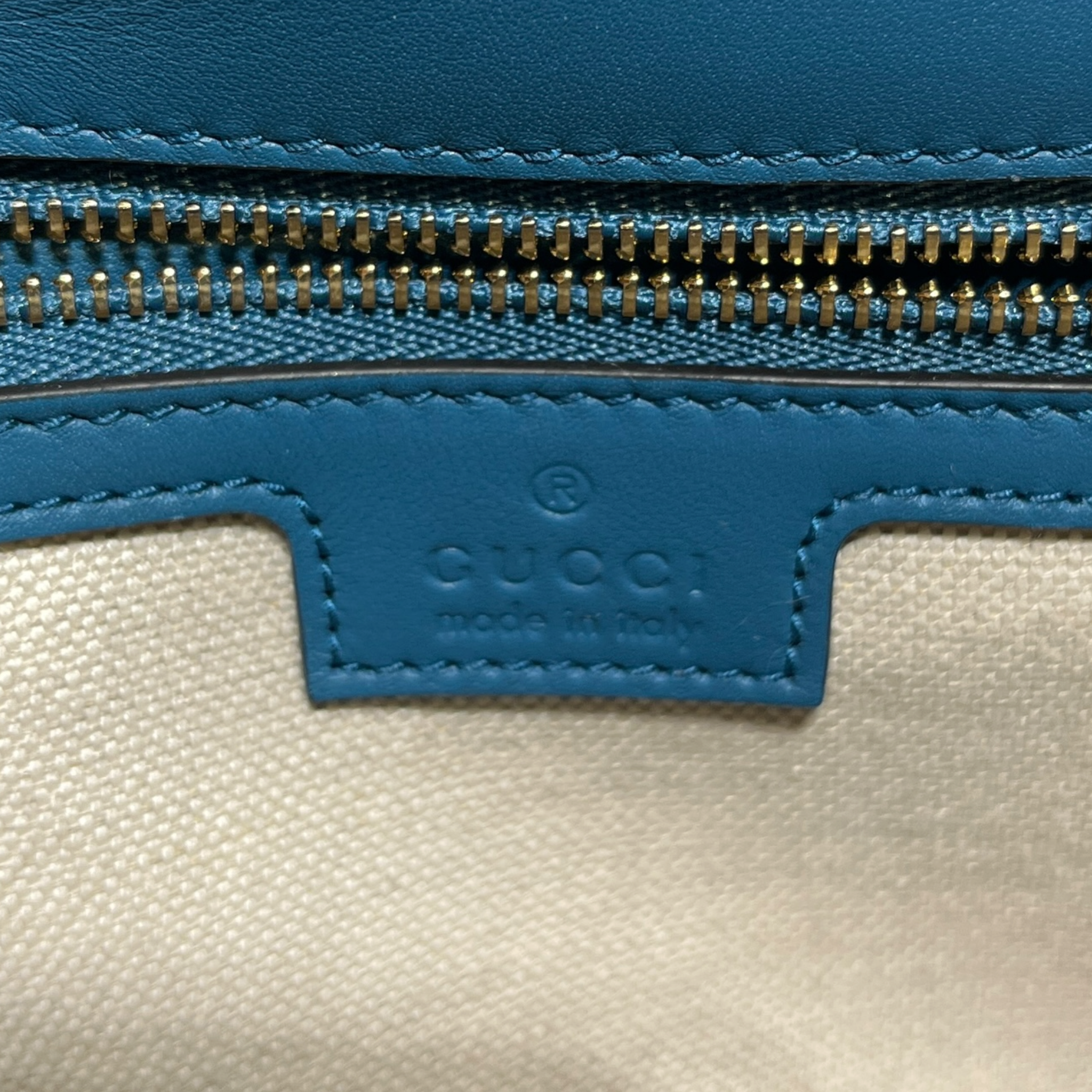 GUCCI/Cross Body Bag/Suede/BLU/BLONDIE SUEDE view 5