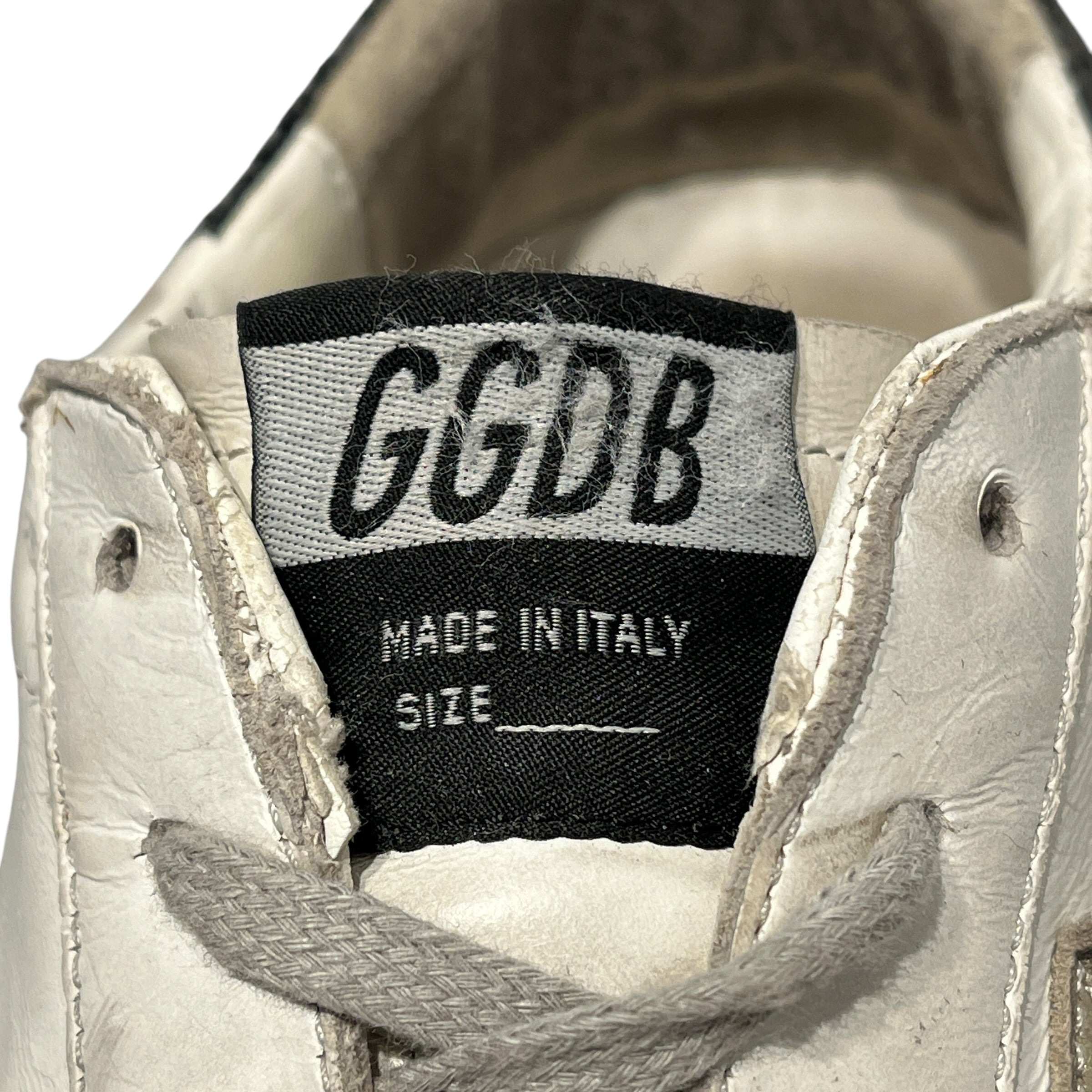 GOLDEN GOOSE/Low-Sneakers/US 6/Leather/WHT/golden star view 14