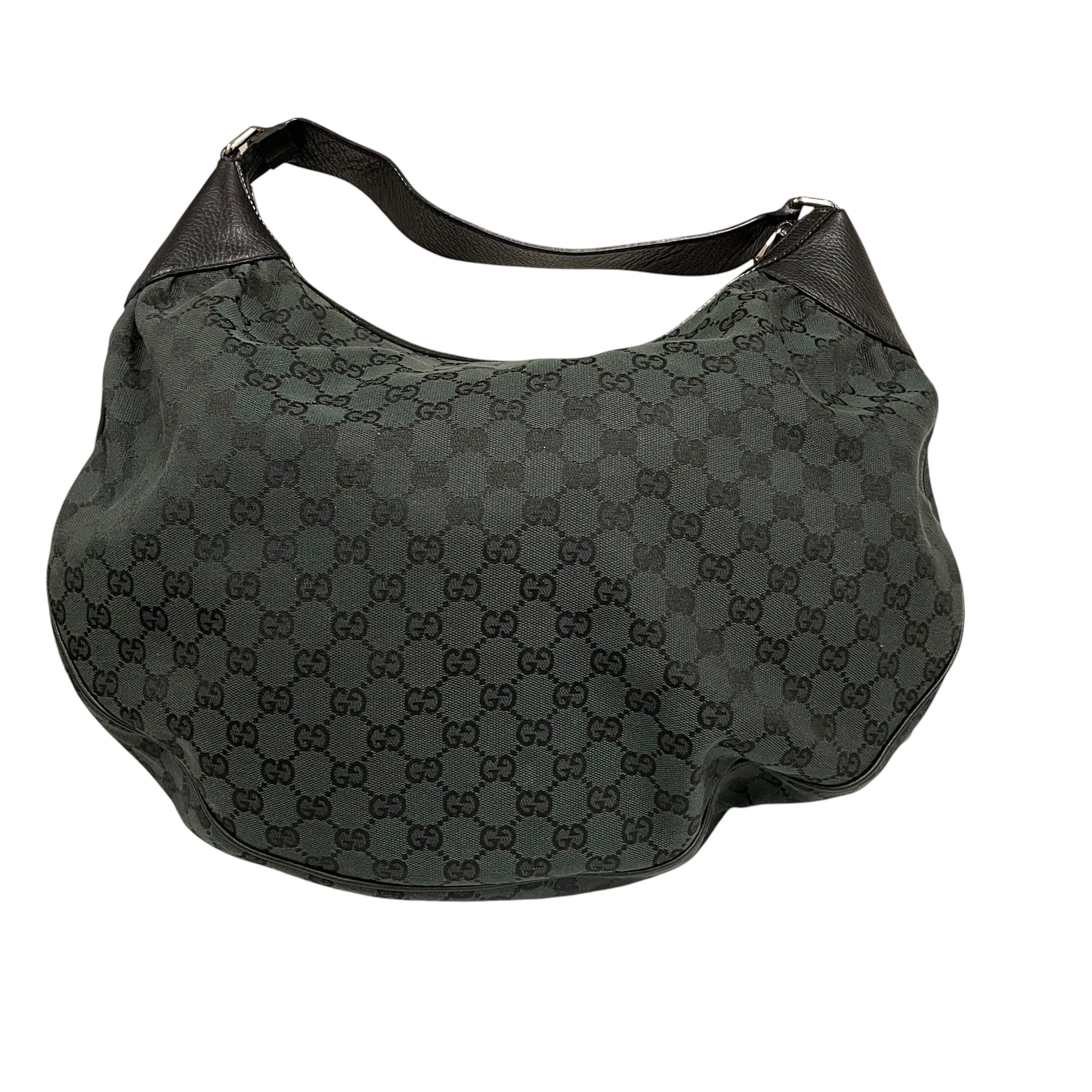 GUCCI/Hand Bag/Monogram/GRN/canvas hobo bag f011918741 view 1