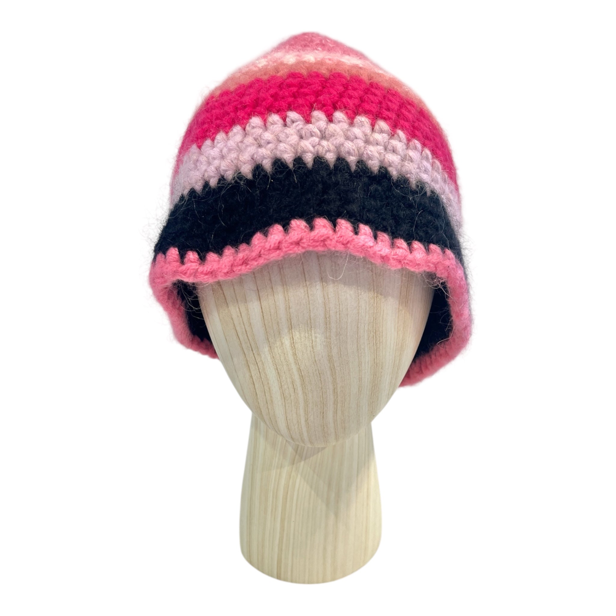 RED VALENTINO/Beanie/Stripe/Polyester/MLT/KNIT view 1