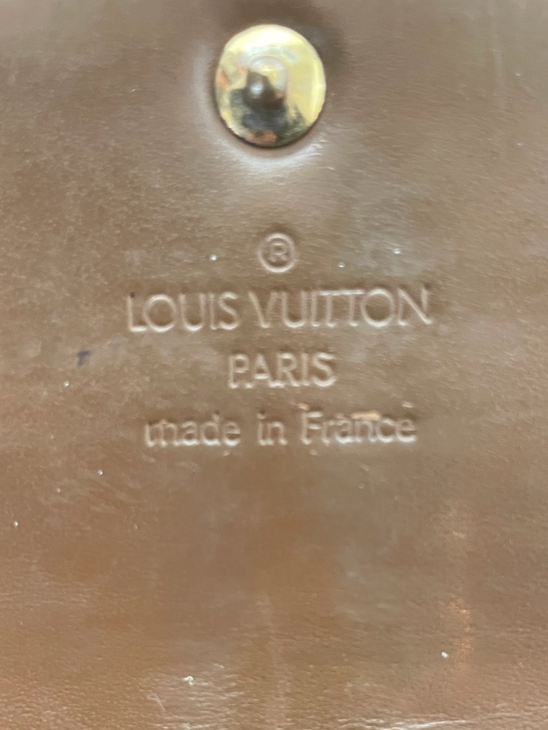 LOUIS VUITTON/Bifold Wallet/Leather/ORN/L's/vernis wallet view 4