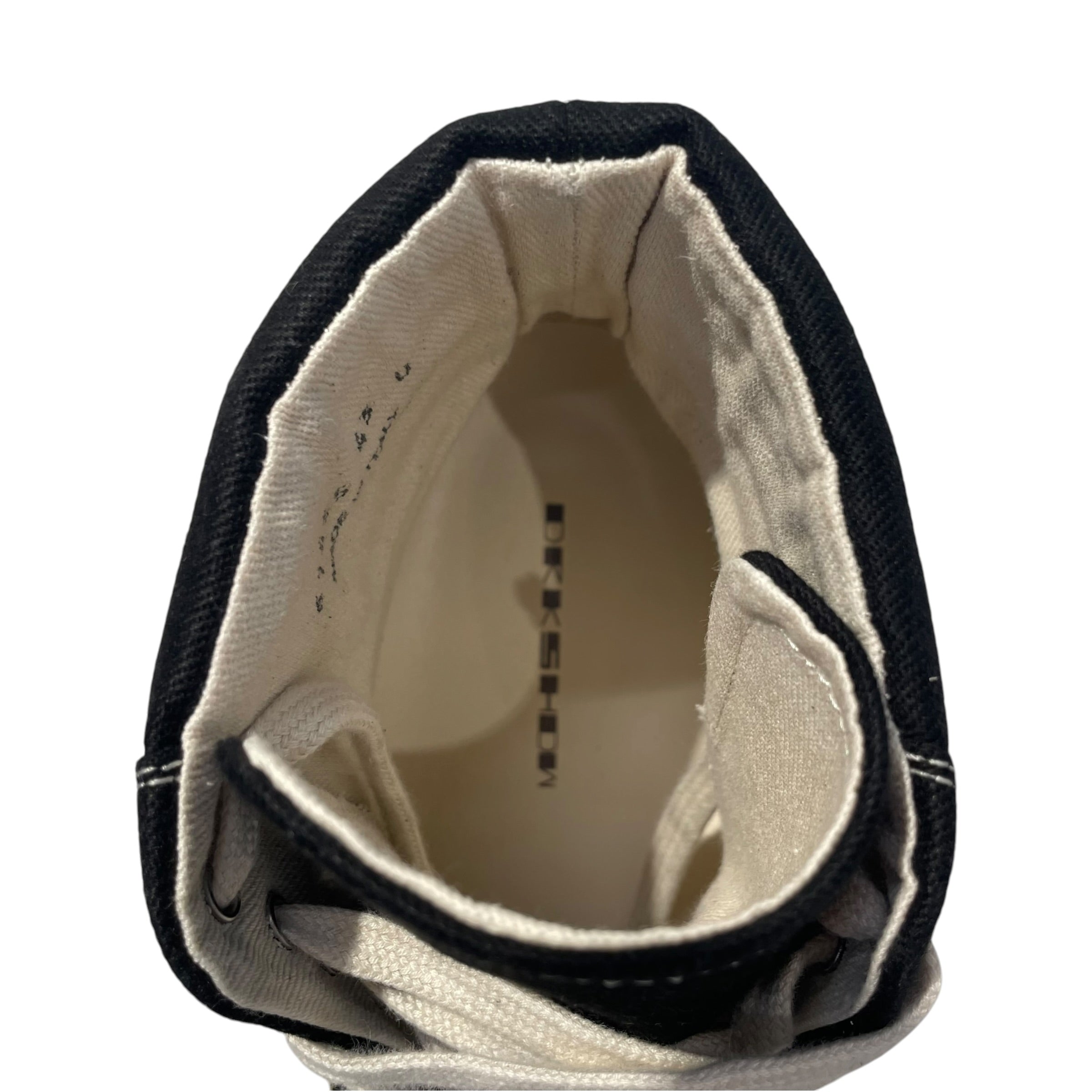 RICK OWENS DRKSHDW/Hi-Sneakers/US 10/Cotton/BLK/ view 4