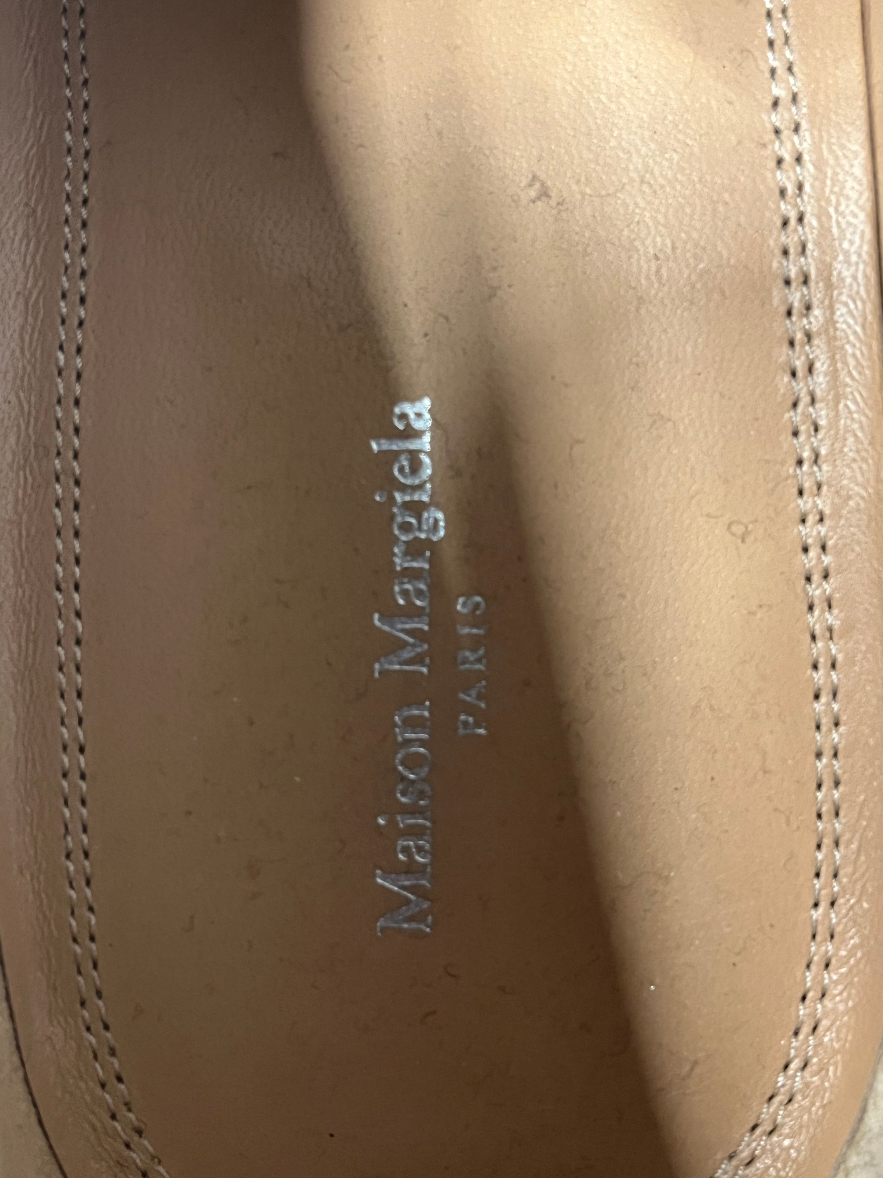 Maison Margiela/Loafers/EU 42/Leather/BLK/tabi loafer lug sole view 4