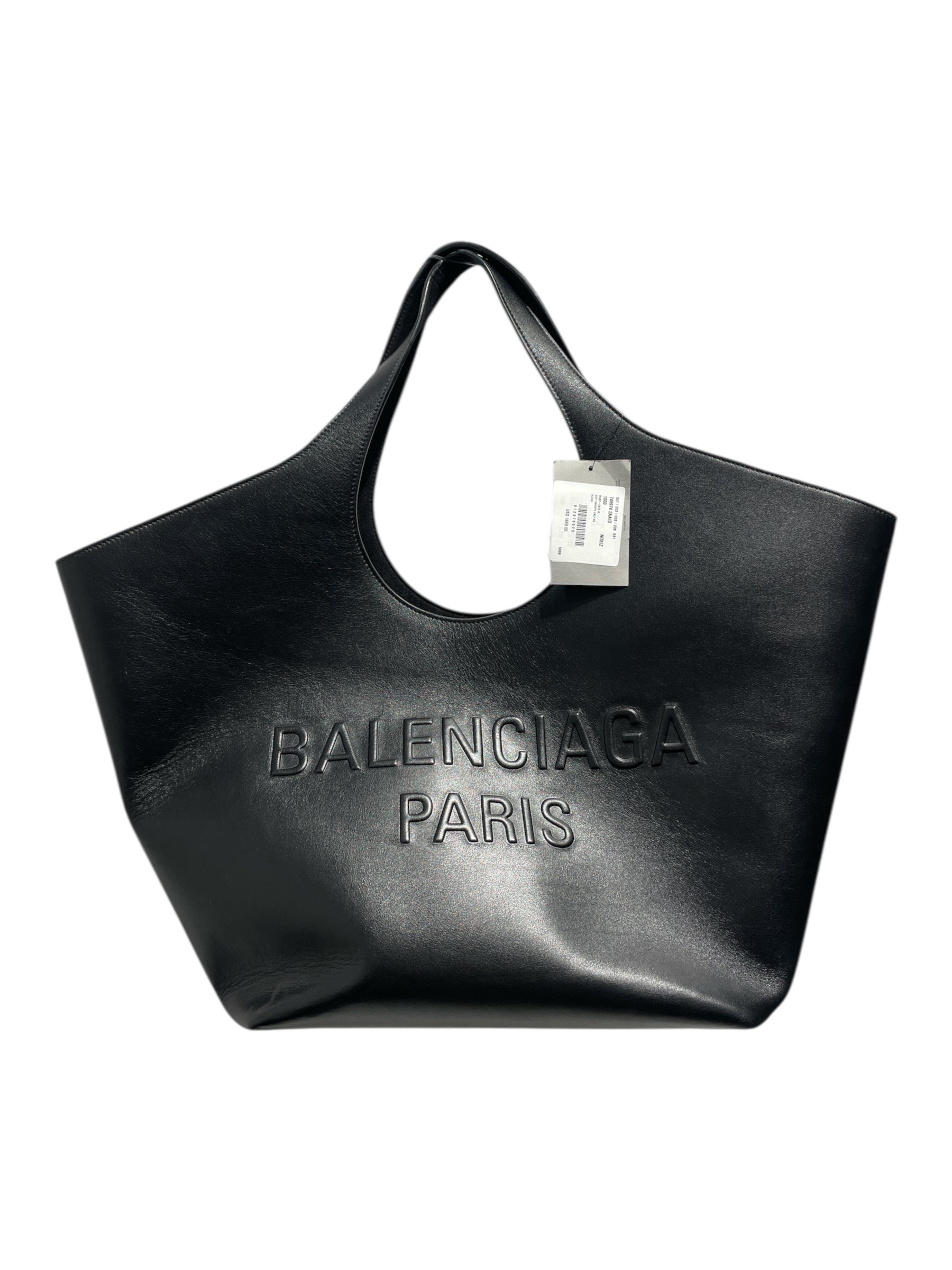 BALENCIAGA/Tote Bag/BLK/LEATHER TOTE view 1