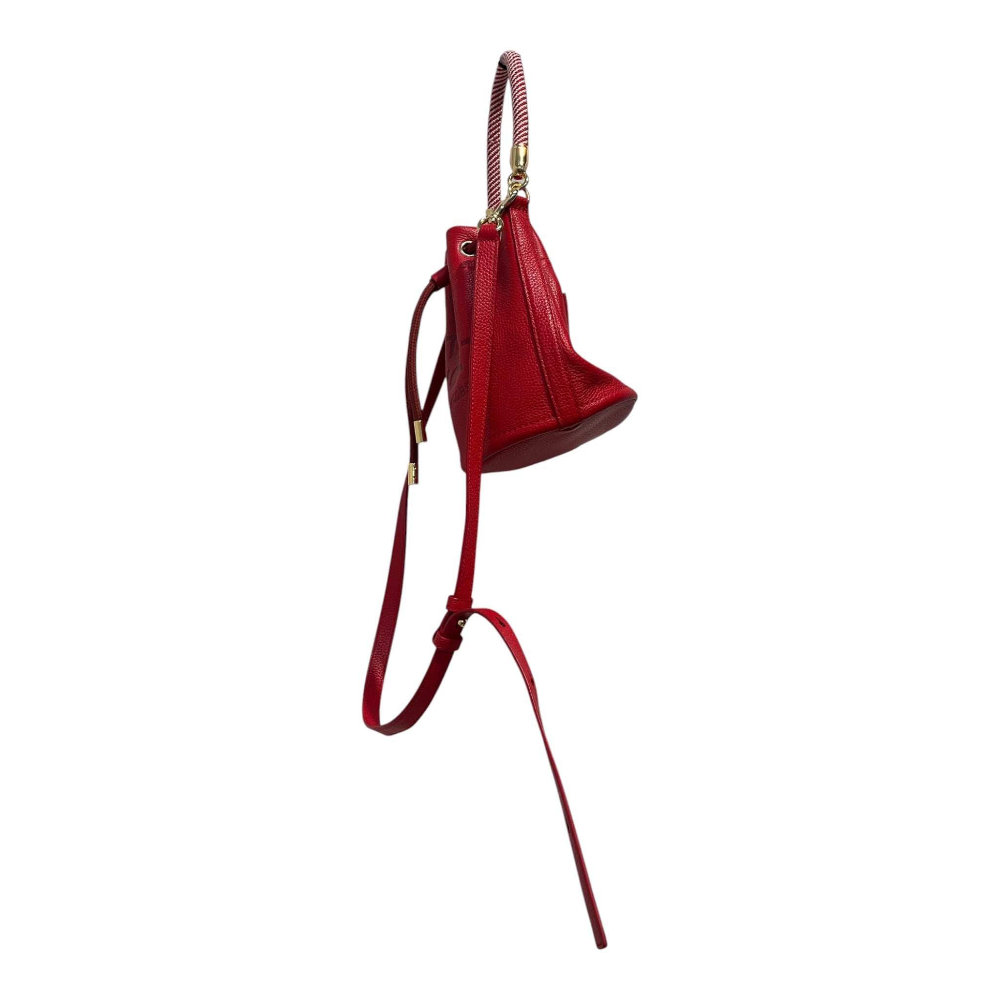 MARC JACOBS/Basket Bag/Leather/RED/THE LEATHER BUCKET view 2