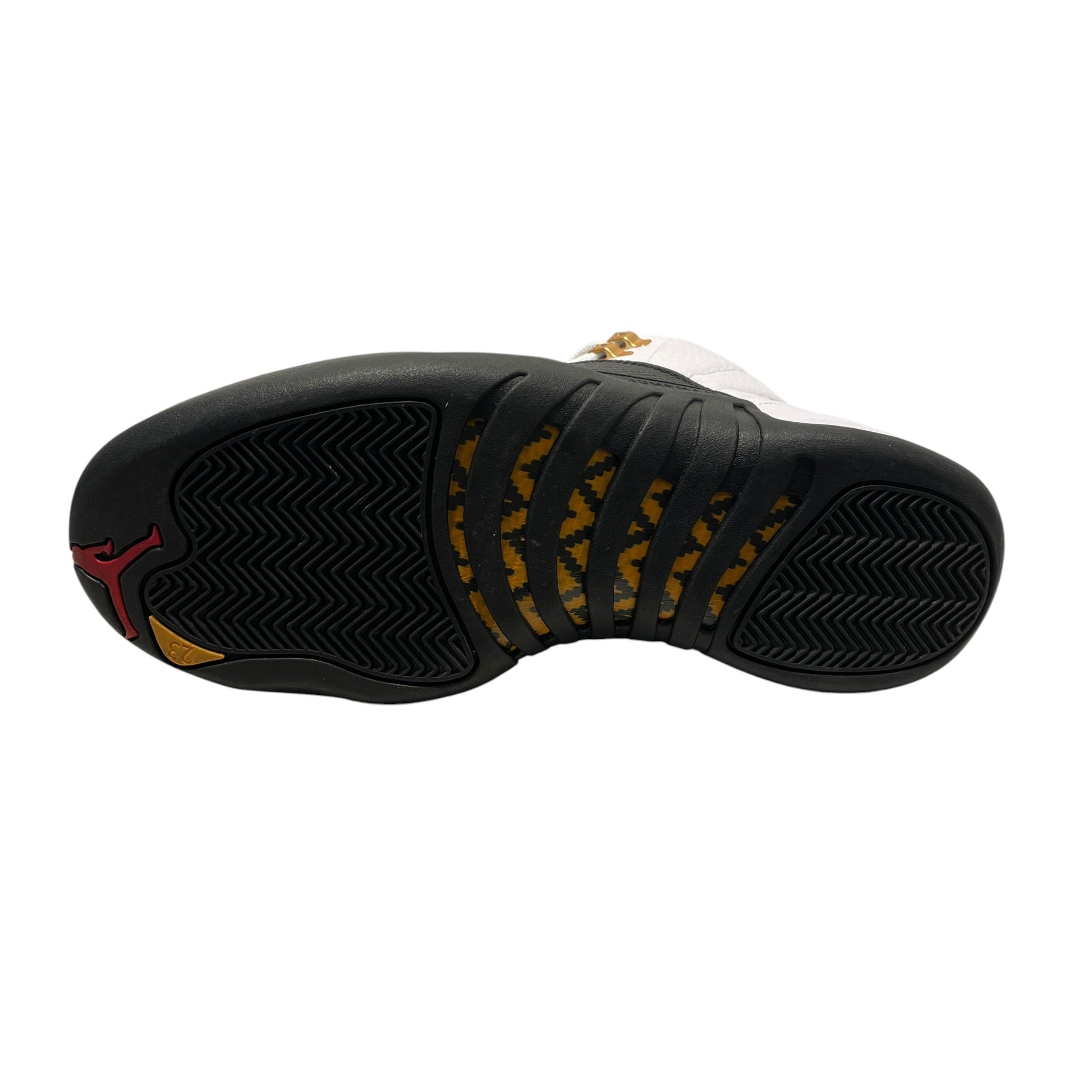 NIKE/Hi-Sneakers/US 10.5/Border/Leather/WHT/Air Jordan 12 Retro Taxi B/W view 6