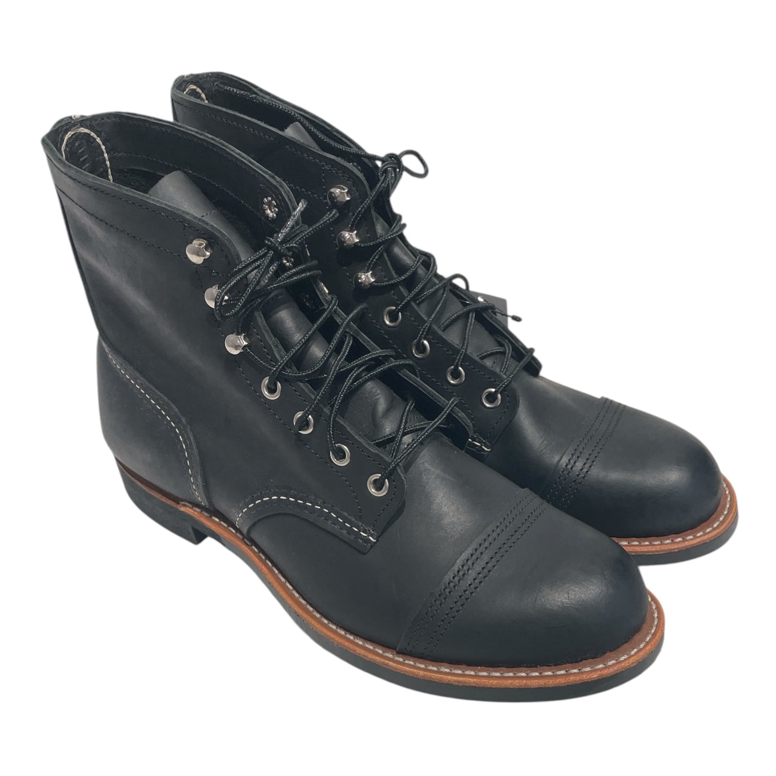 RED WING/Trekking Boots/US 9.5/Leather/BLK/Iron ranger view 1