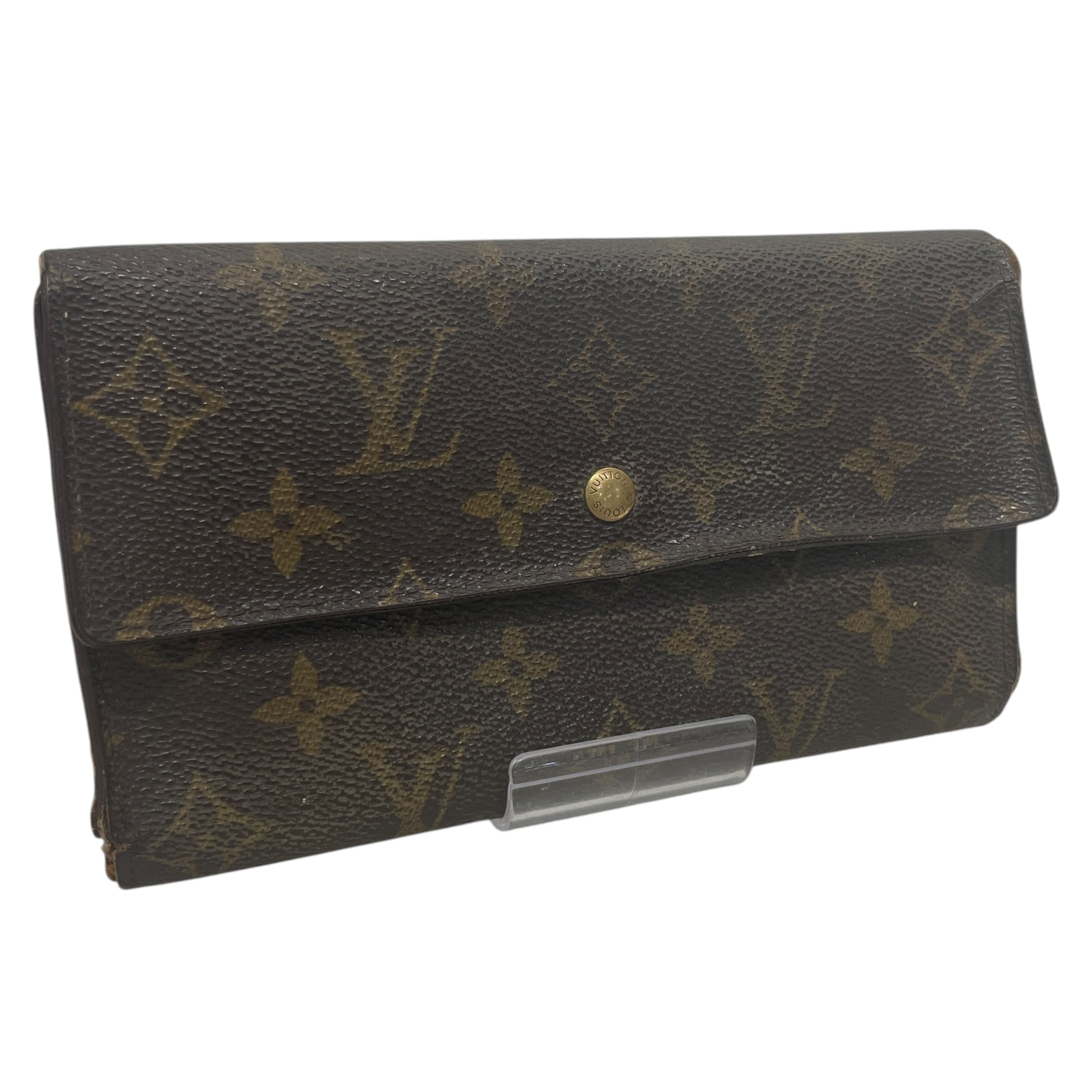 LOUIS VUITTON/Long Wallet/Monogram/Leather/BRW/Sarah Monogram view 1