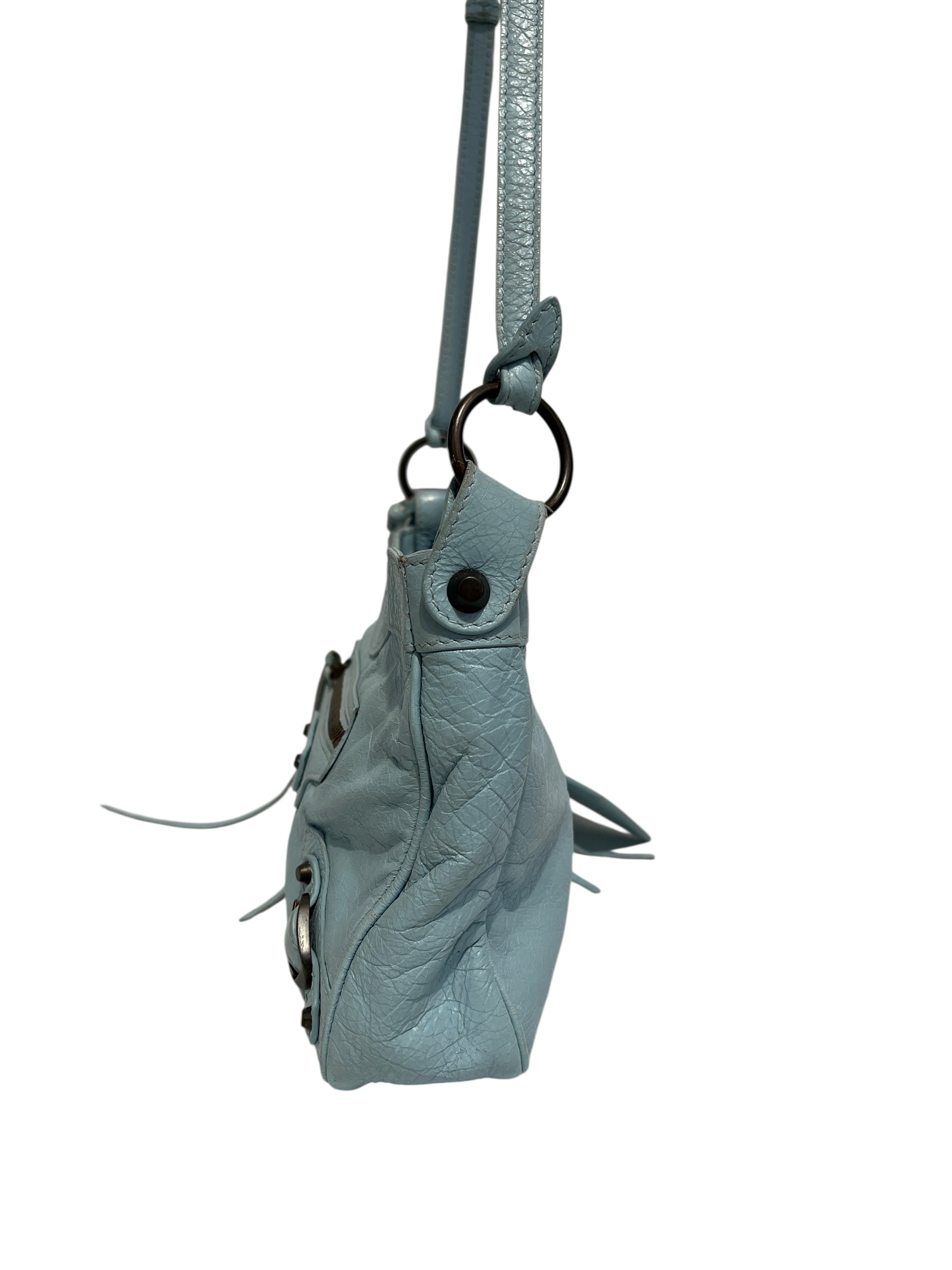 BALENCIAGA/Hand Bag/Lambskin/BLU/242803 view 2