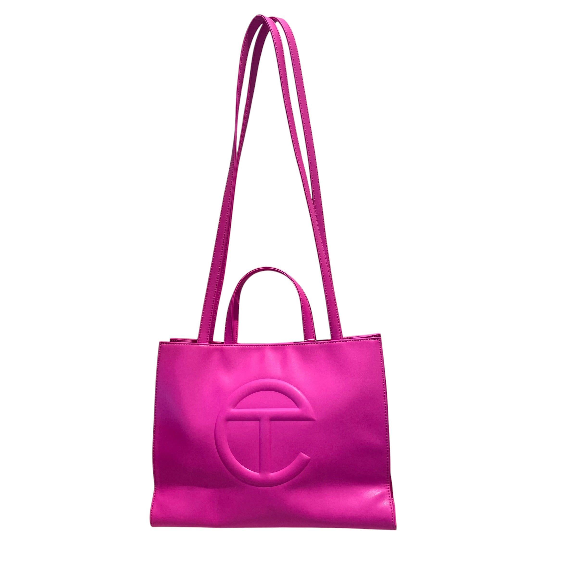 Telfar/Tote Bag/Leather/PNK/Medium Azalea Shopping Bag view 1