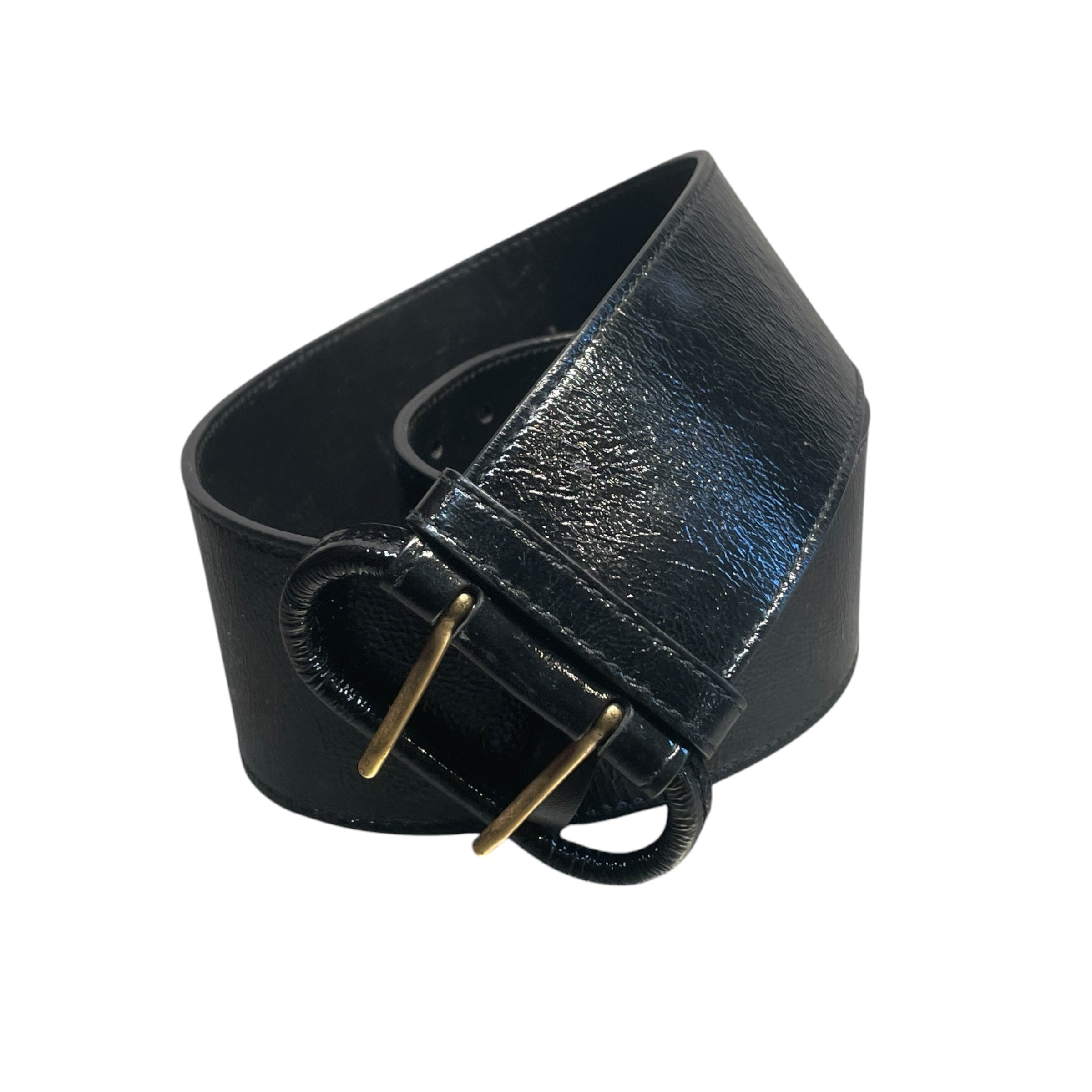 YVES SAINT LAURENT/Belt/Leather/BLK/ view 1