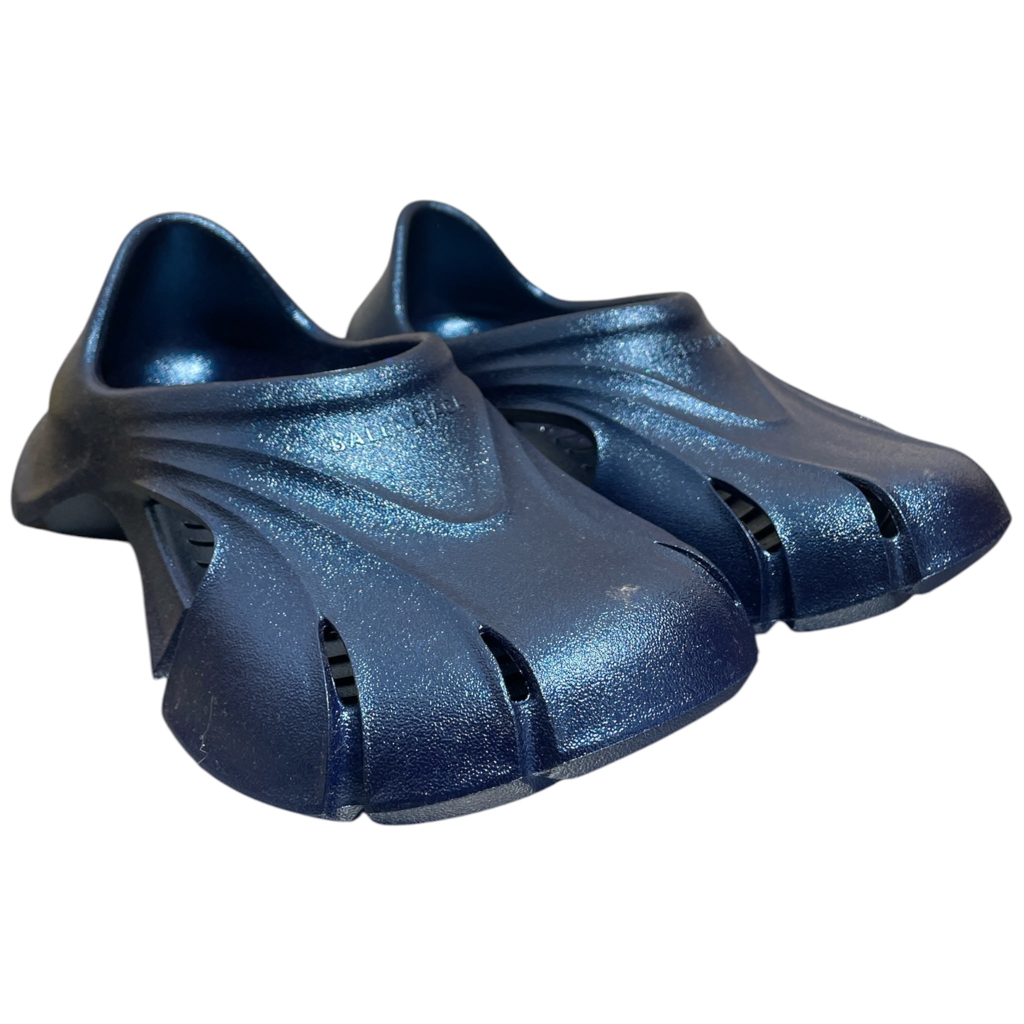 BALENCIAGA/Sandals/EU 41/BLU/molded slide view 1