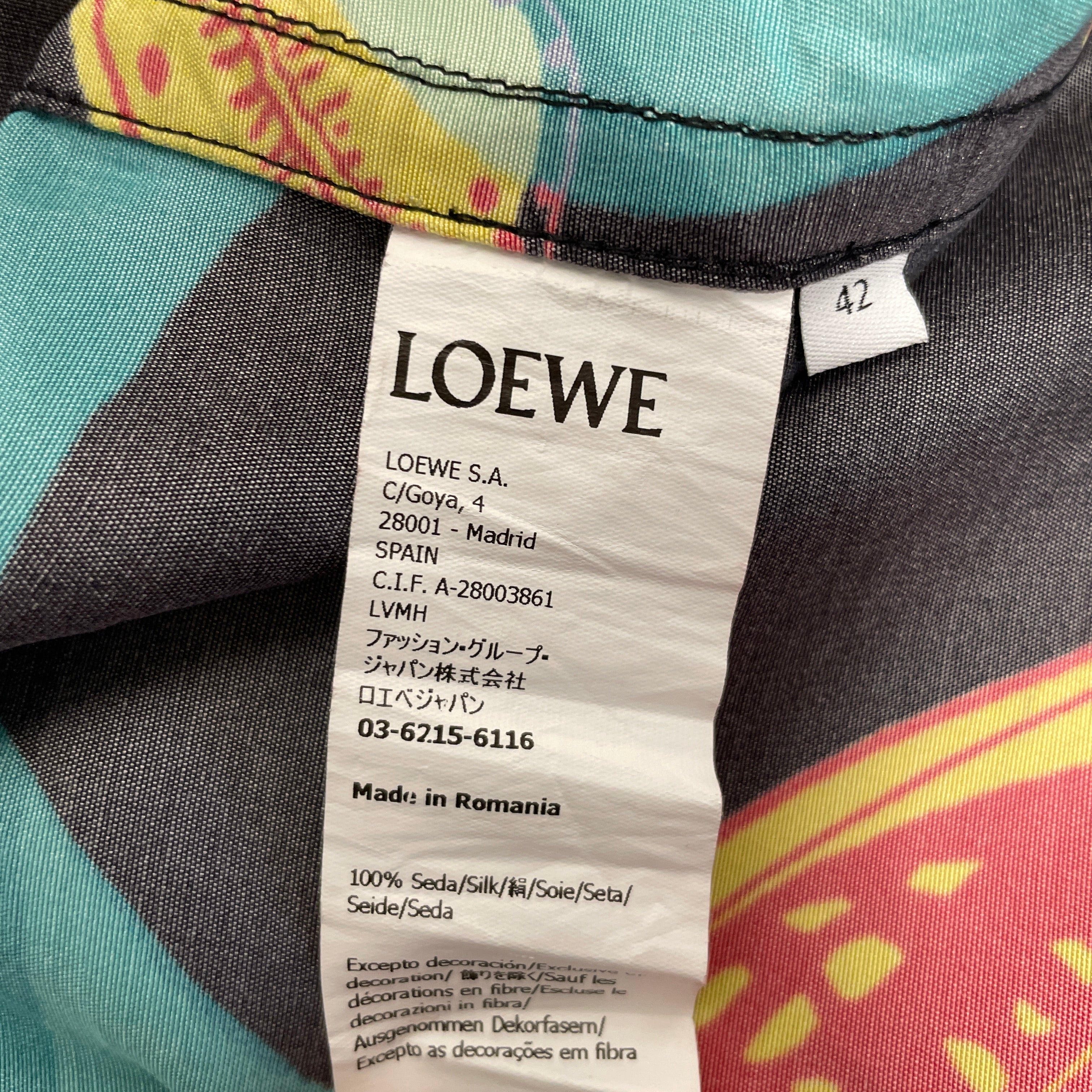 LOEWE/SS Shirt/Cotton/MLT/All Over Print/ view 4