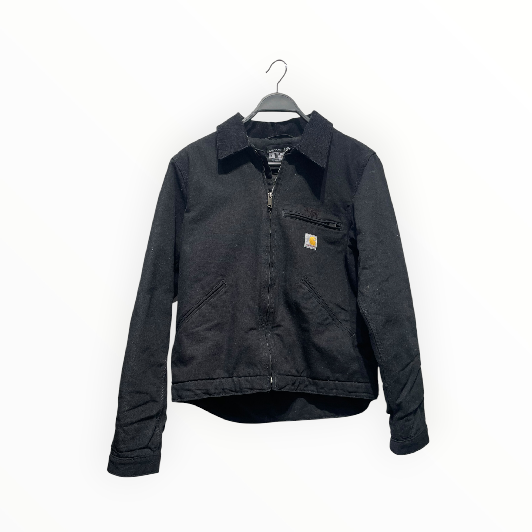 Carhartt/Jacket/S/Cotton/BLK/blanket interior lined view 1