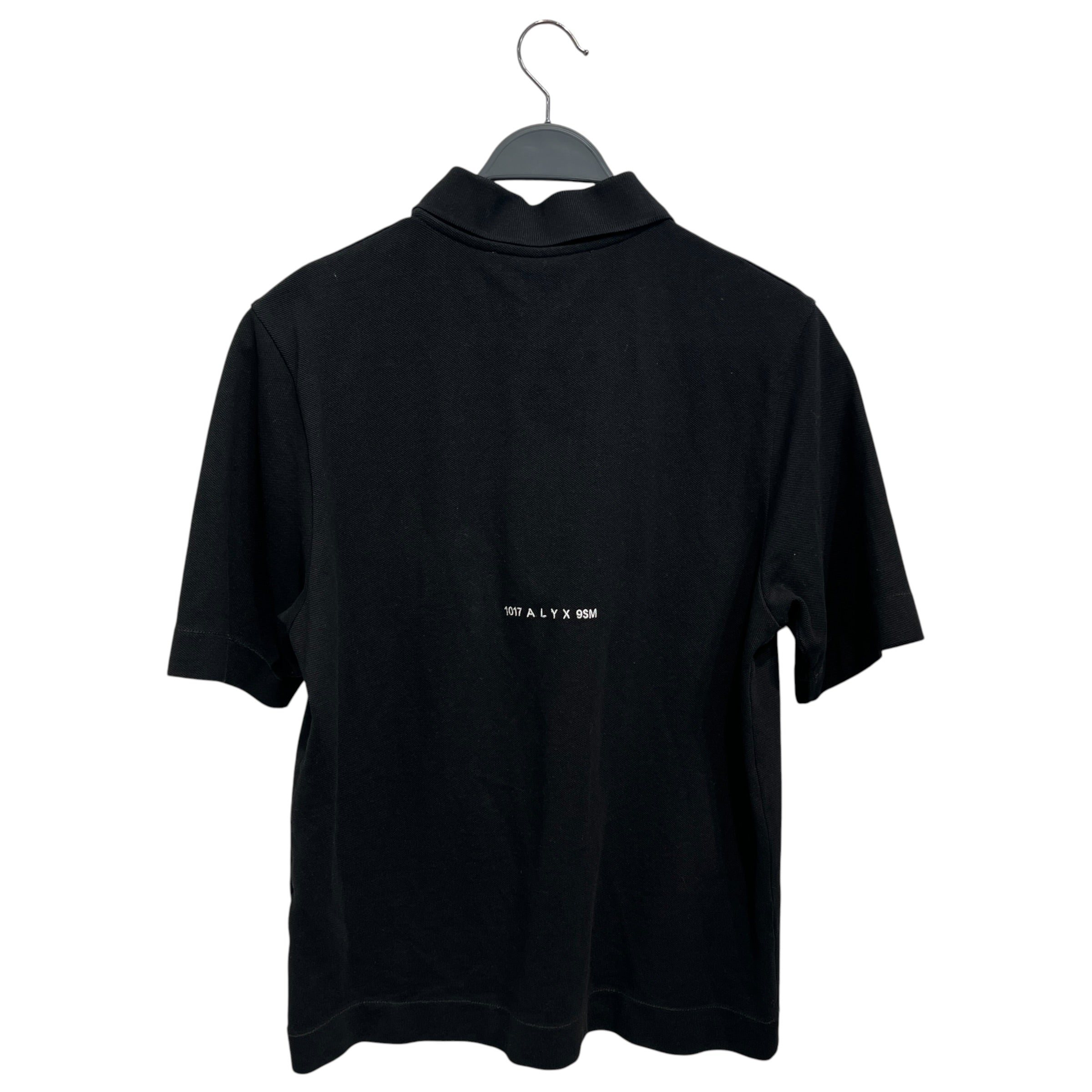 1017 ALYX 9SM(ALYX)/Polo Shirt/S/Cotton/BLK/zippered shirt view 2