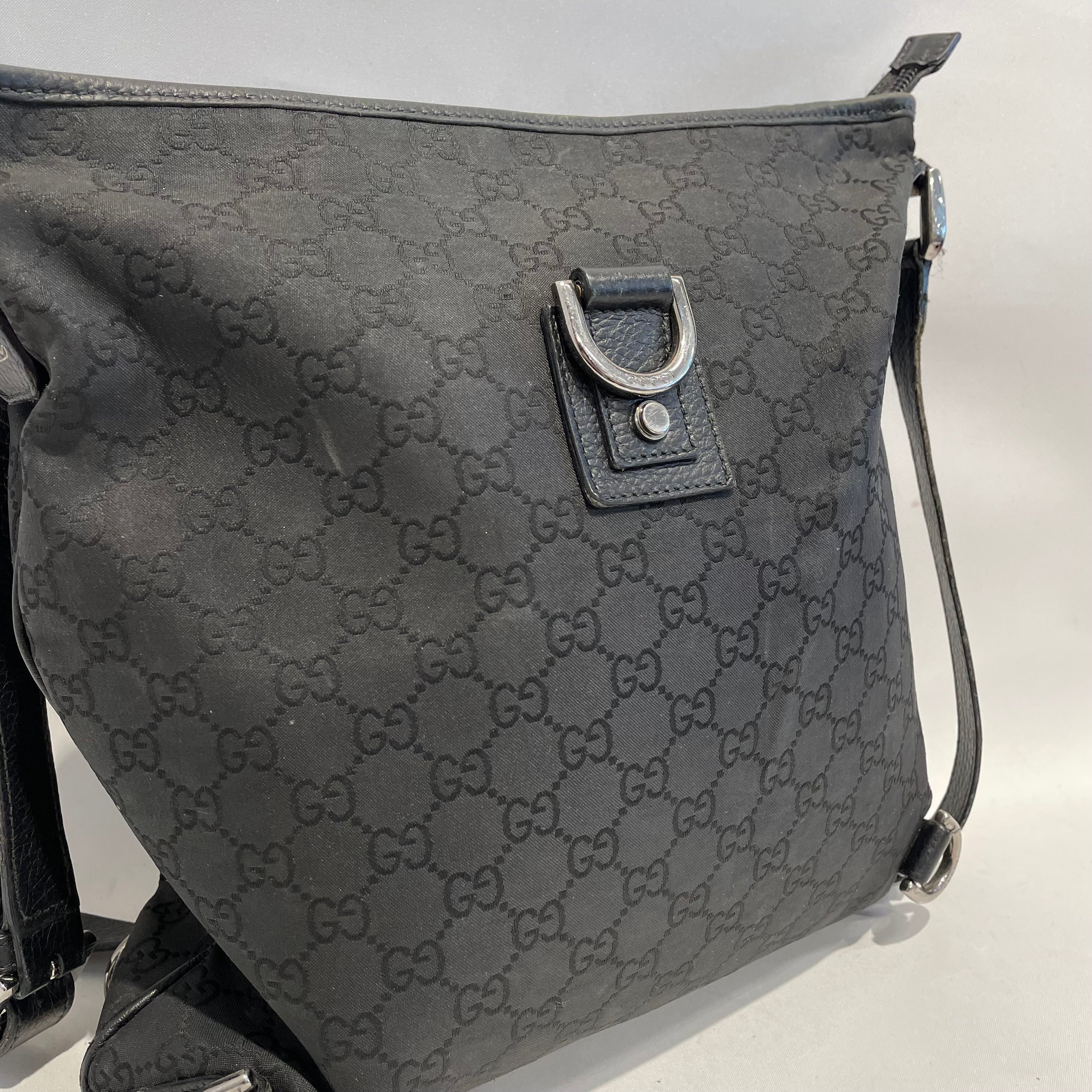 GUCCI/Hand Bag/Monogram/BLK/268642 view 6
