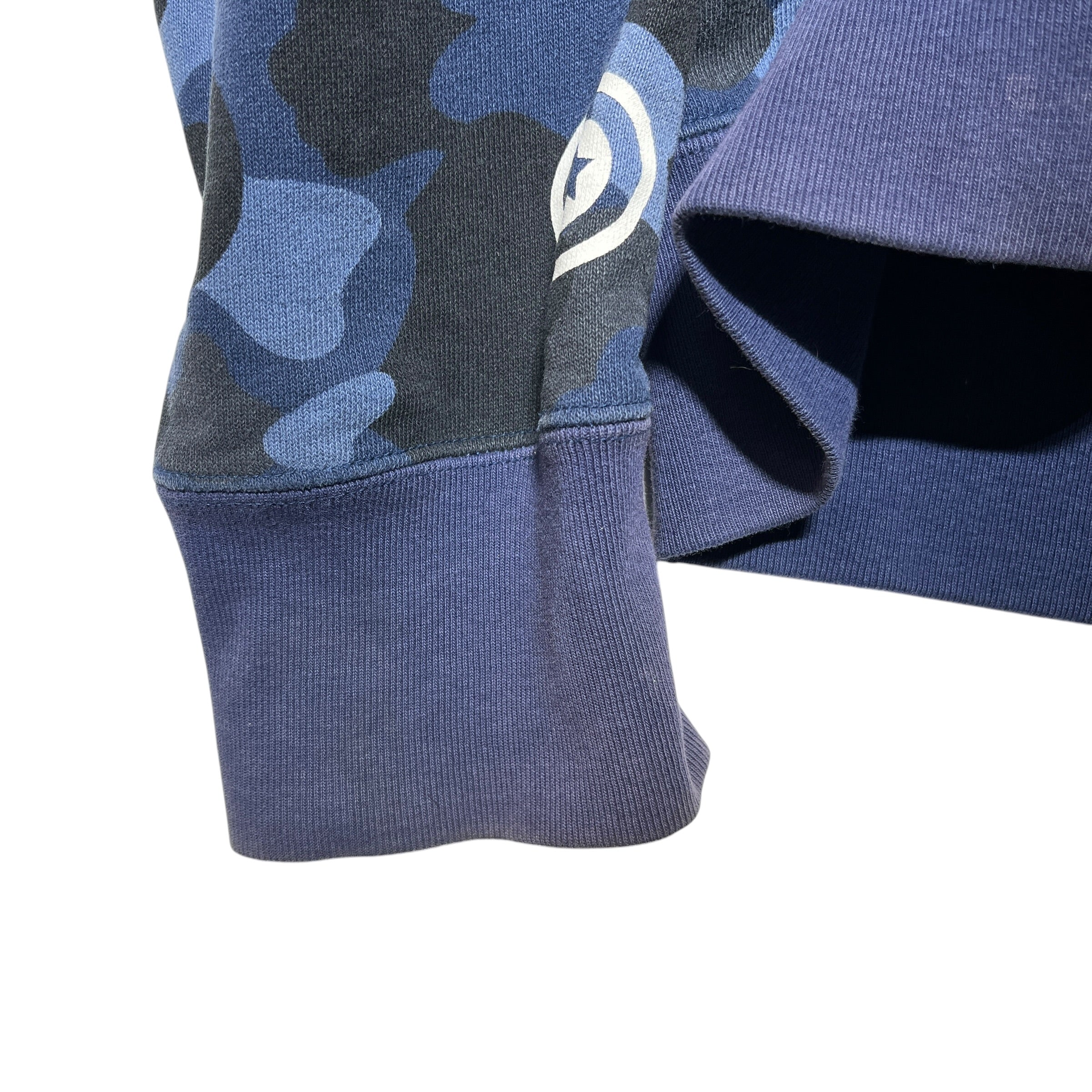 A BATHING APE/Zip Up Hoodie/XXL/Cotton/NVY/ view 6
