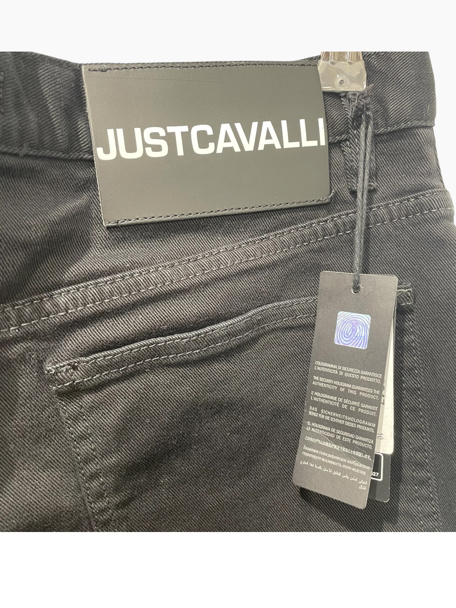 Just cavalli/Bottoms/30/Cotton/BLK/SLIT LEG view 3