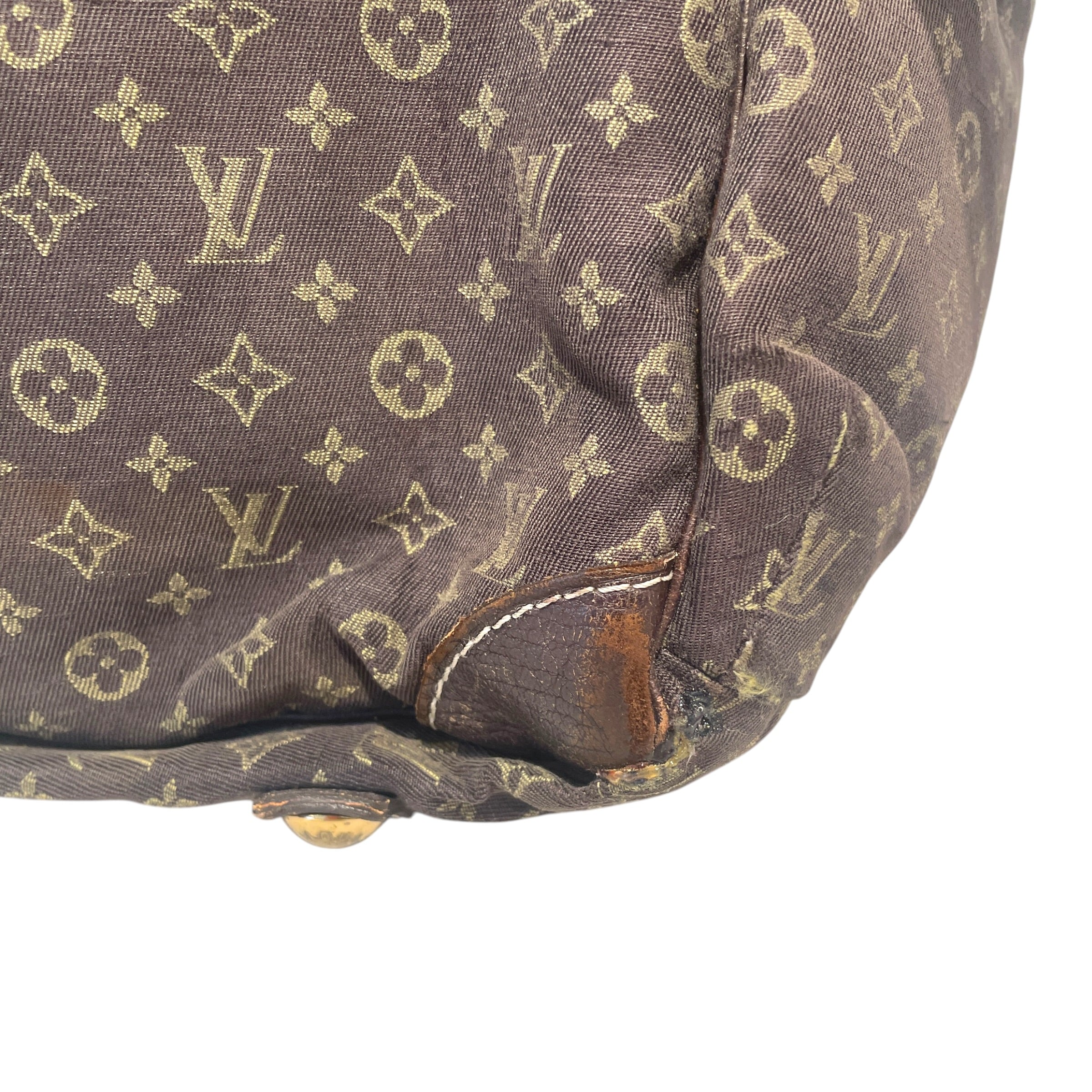 LOUIS VUITTON/Luggage/Monogram/Cotton/BRW/Mini Lin Sac a Langer view 4