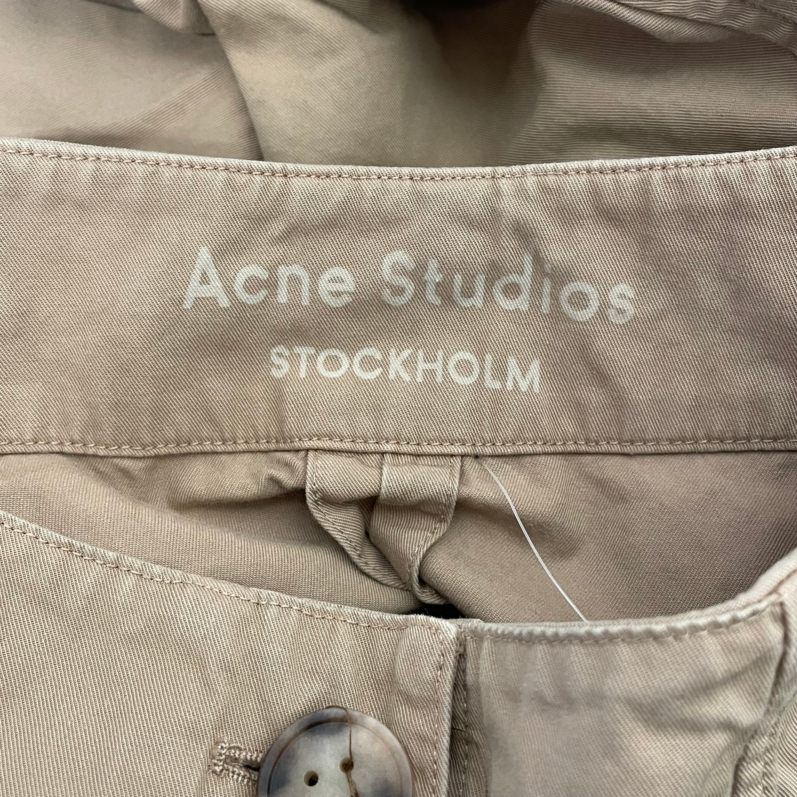 Acne Studios/Long Skirt/36/Cotton/BEG/CARGO SKIRT view 3