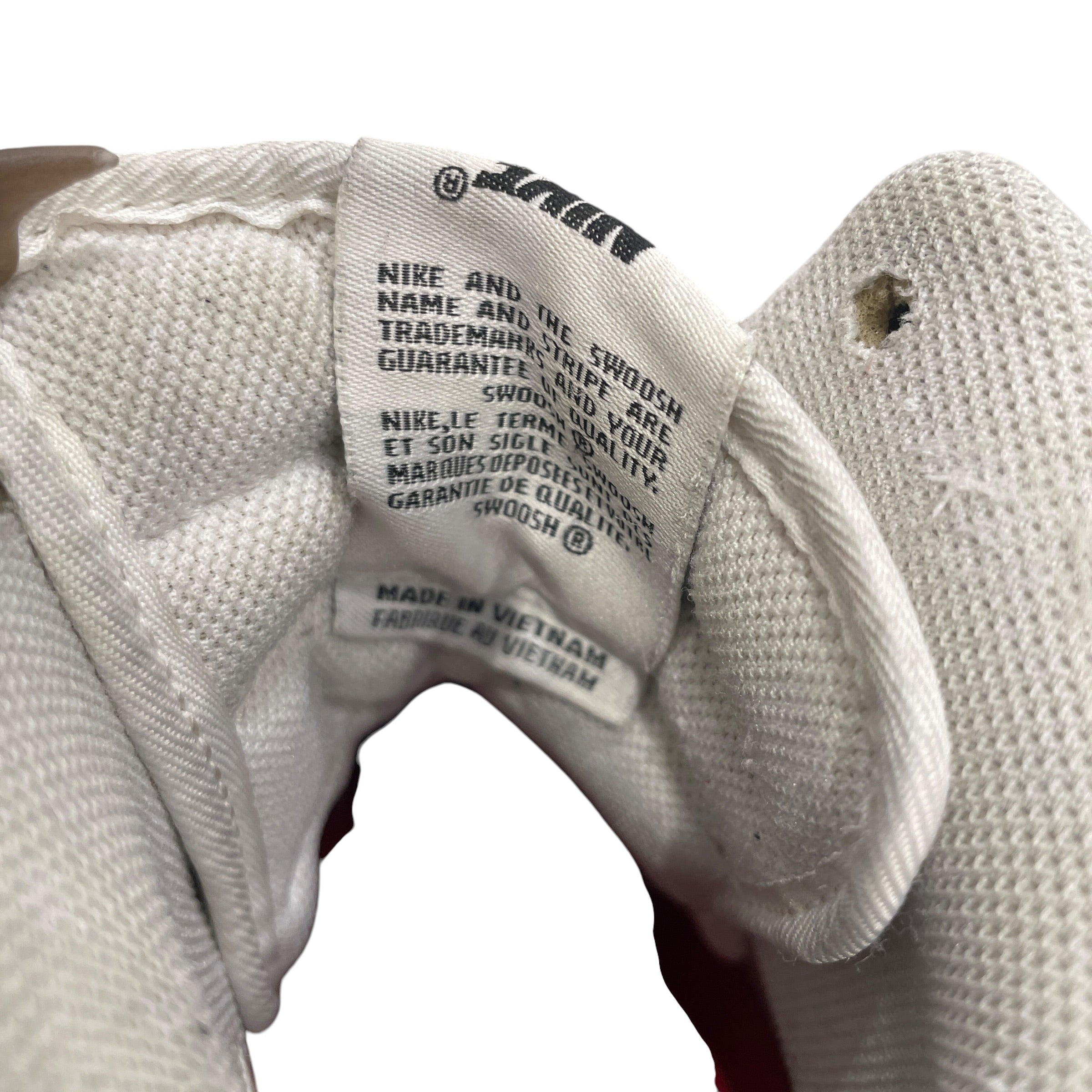 Supreme/NIKE/Hi-Sneakers/US 11/Cotton/WHT/# 94 BACK HEEL view 4