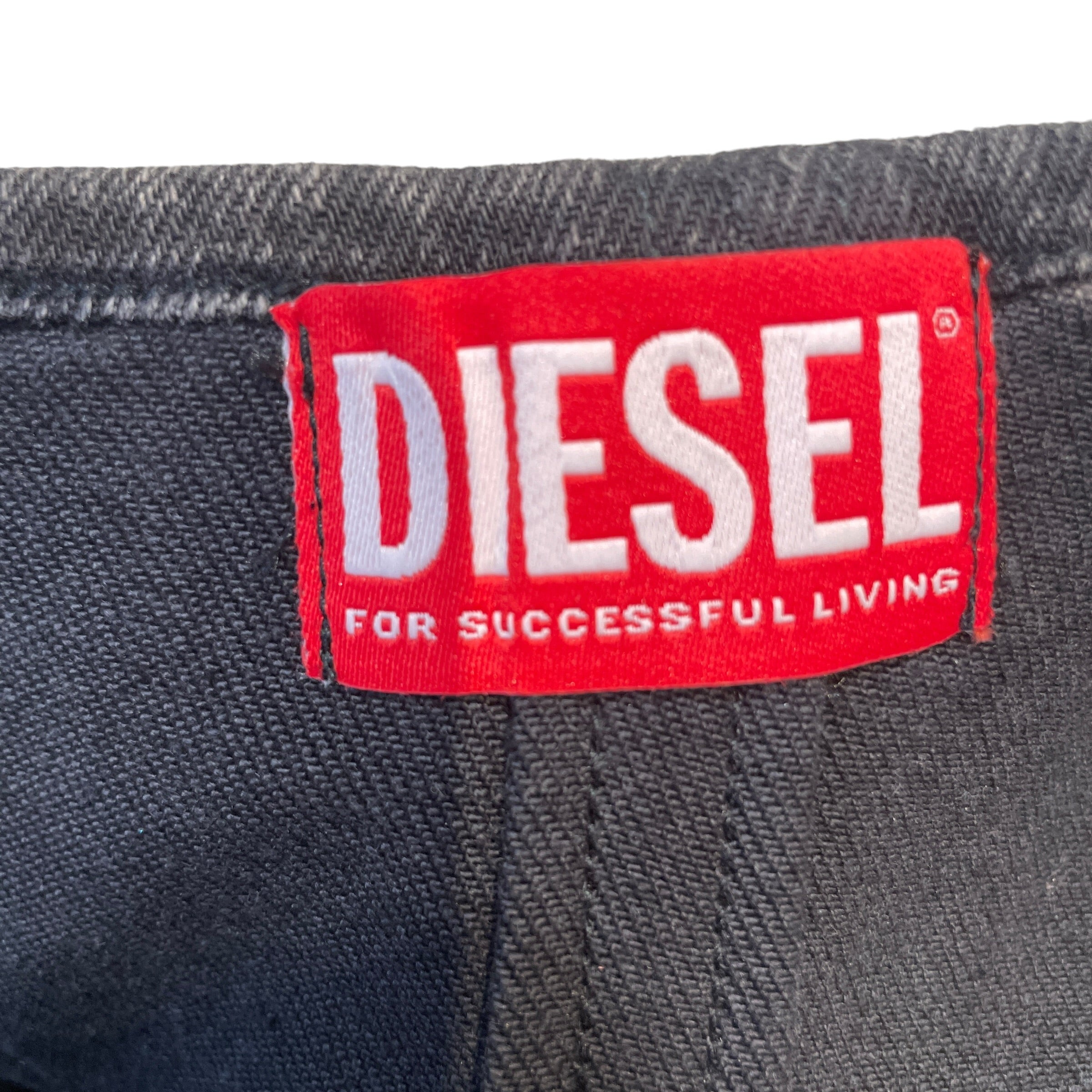 DIESEL/Cut & Sew/M/Cotton/BLK/De-Ville Denim Tube Top view 4